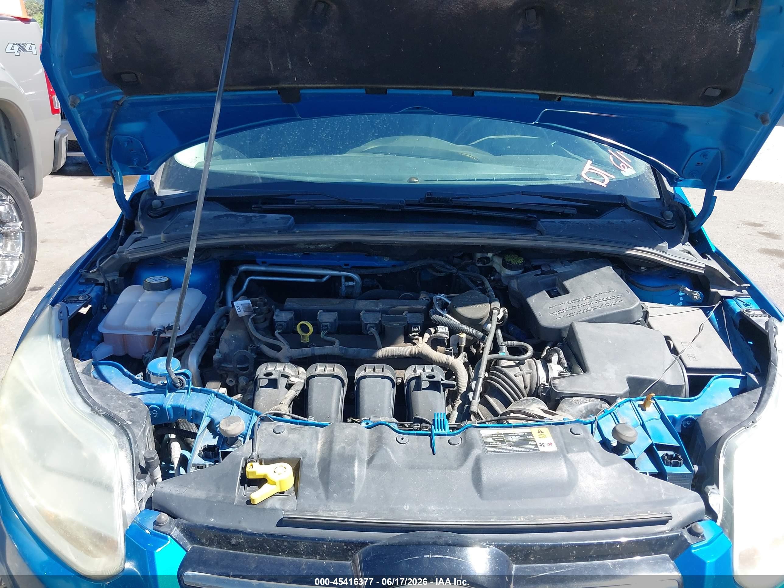 2012 Ford Focus Sel Blue vin: 1FAHP3H23CL109809