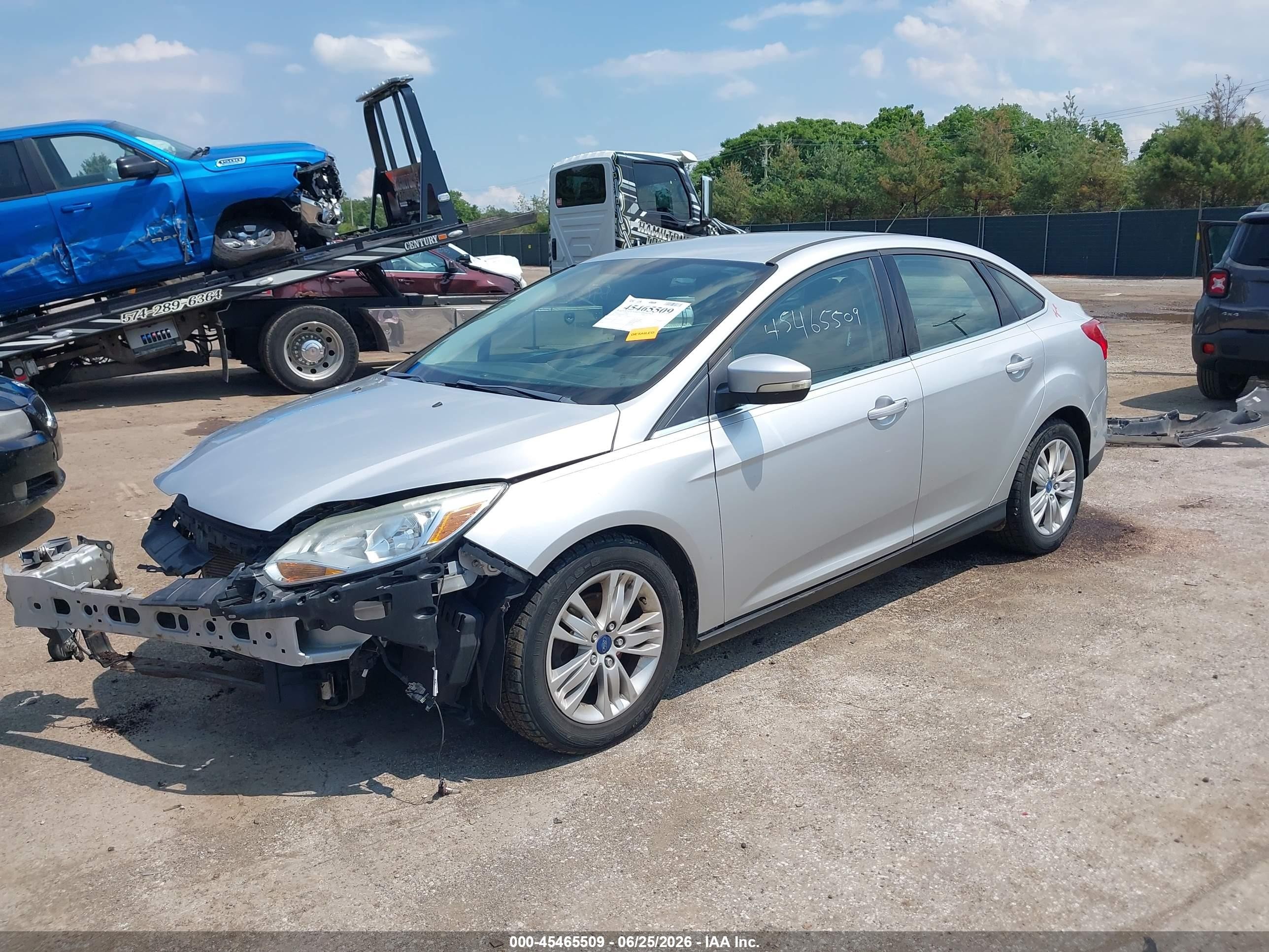 2012 Ford Focus Sel Silver vin: 1FAHP3H23CL135410