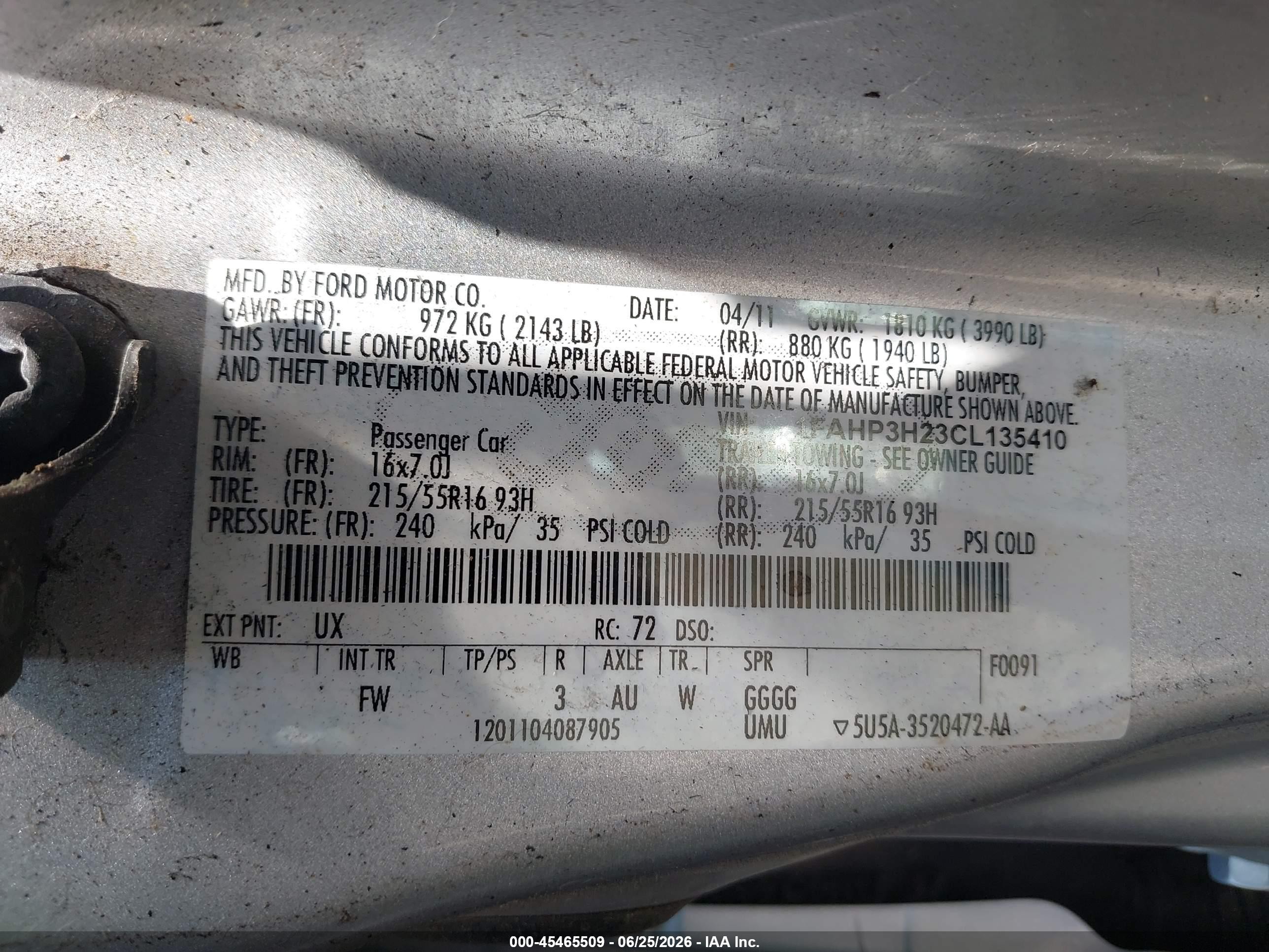 2012 Ford Focus Sel Silver vin: 1FAHP3H23CL135410