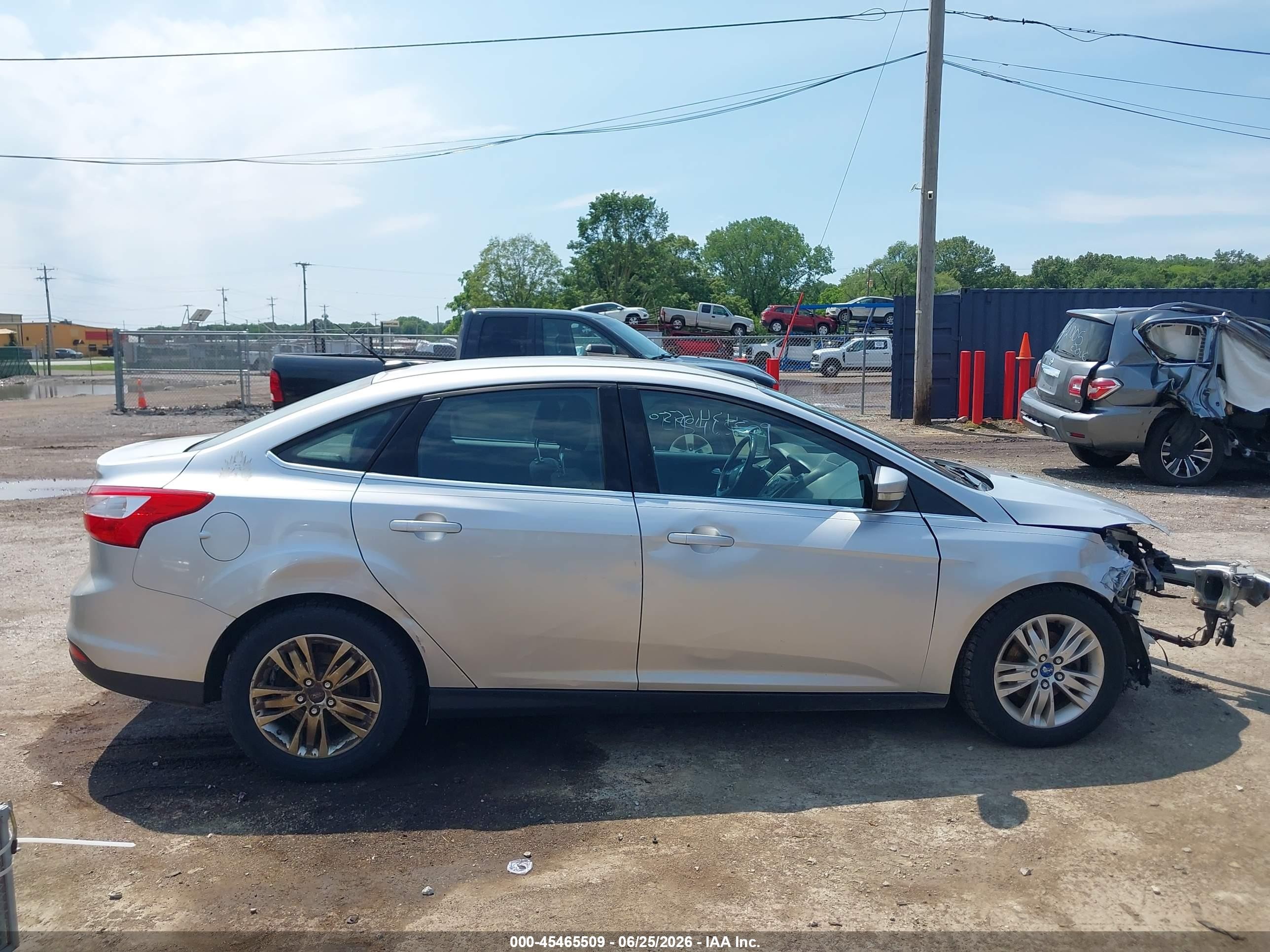 2012 Ford Focus Sel Silver vin: 1FAHP3H23CL135410