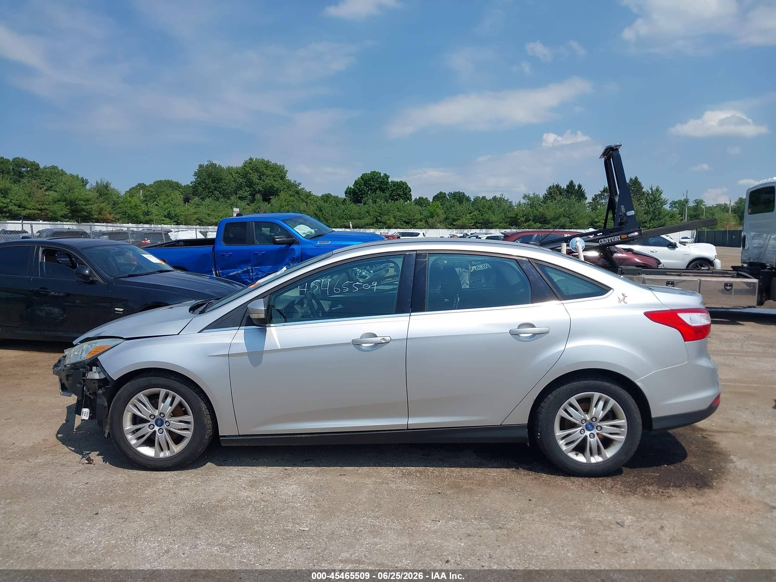 2012 Ford Focus Sel Silver vin: 1FAHP3H23CL135410