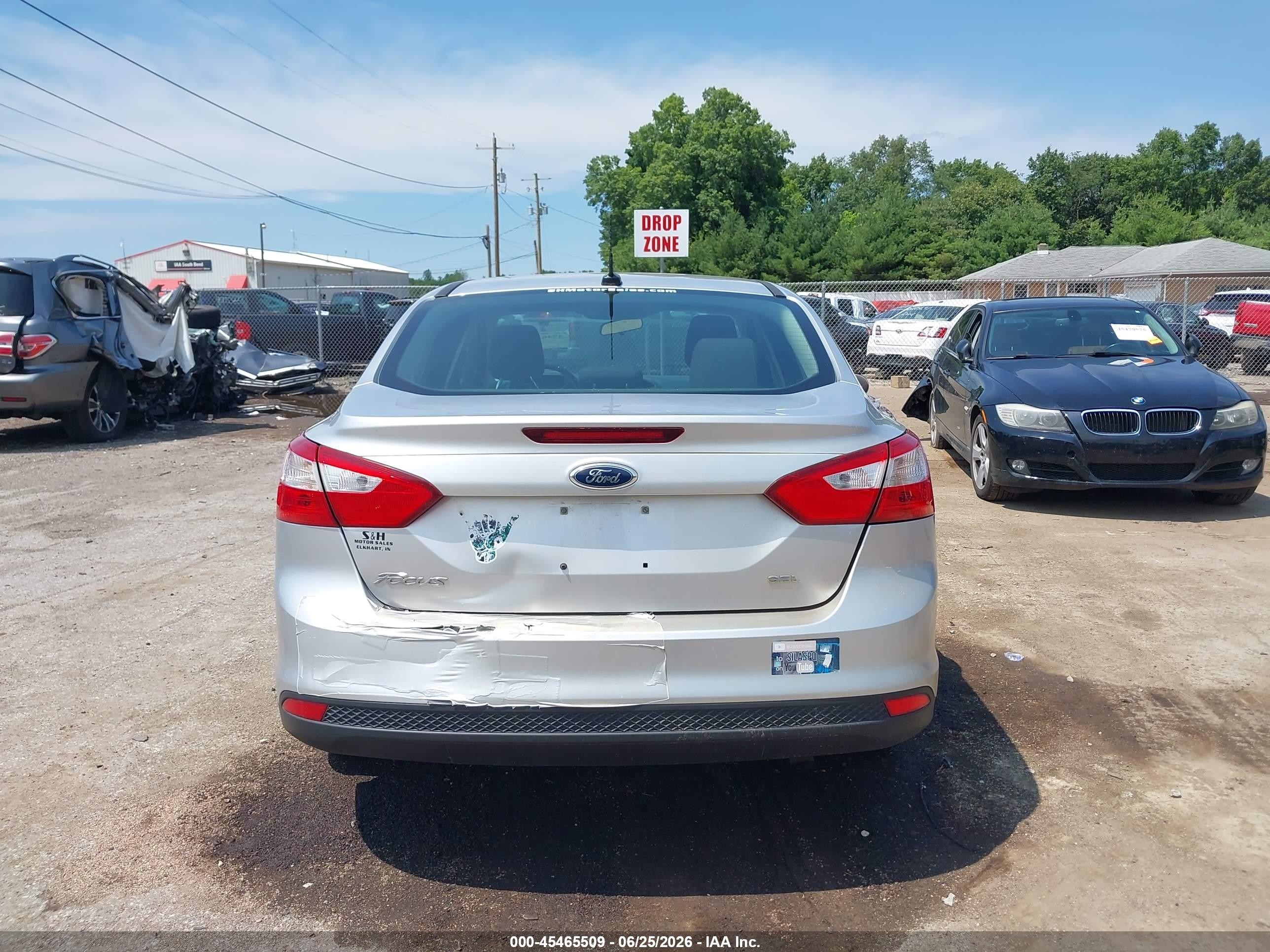 2012 Ford Focus Sel Silver vin: 1FAHP3H23CL135410