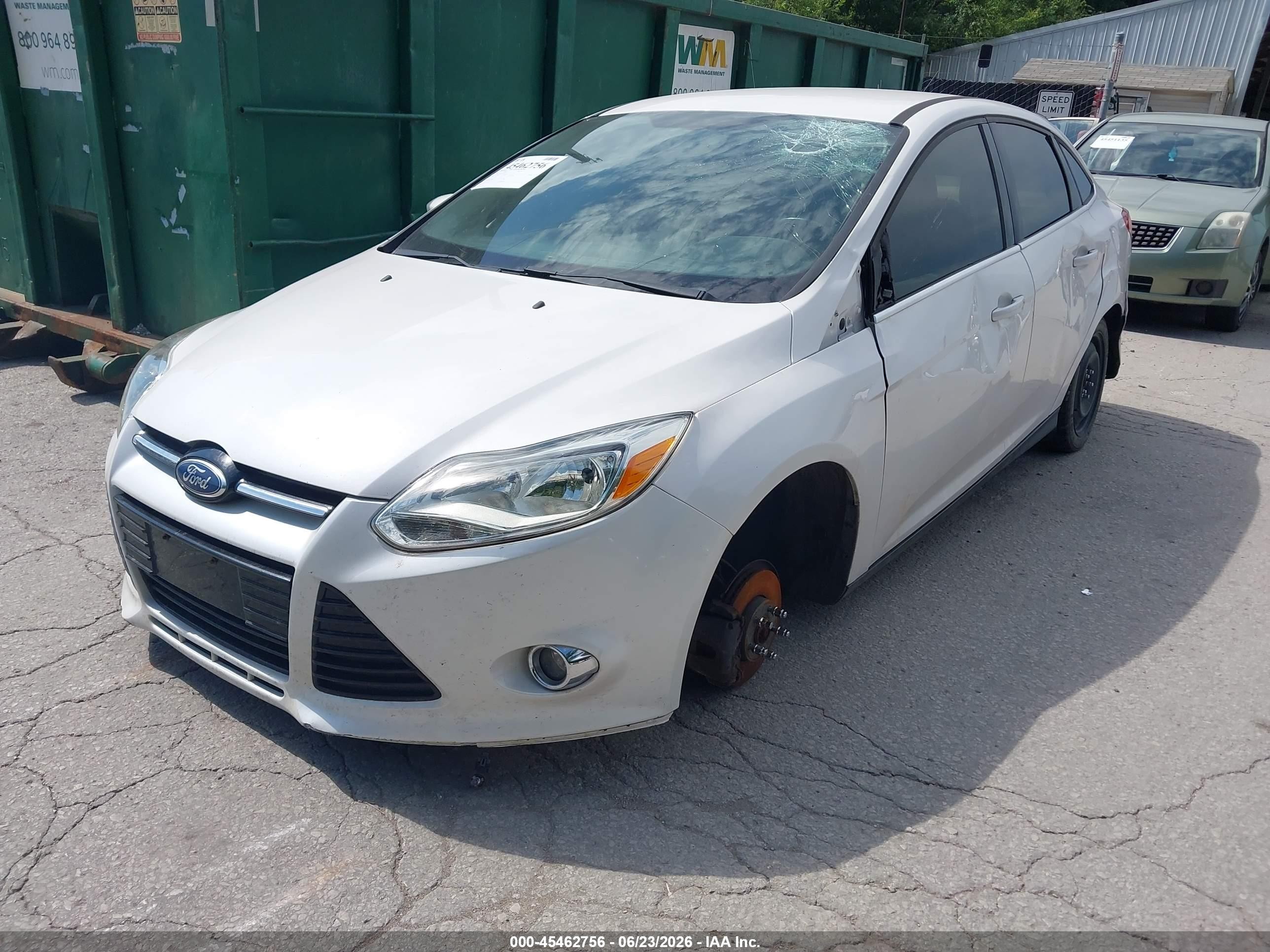 2012 Ford Focus Sel White vin: 1FAHP3H23CL180234