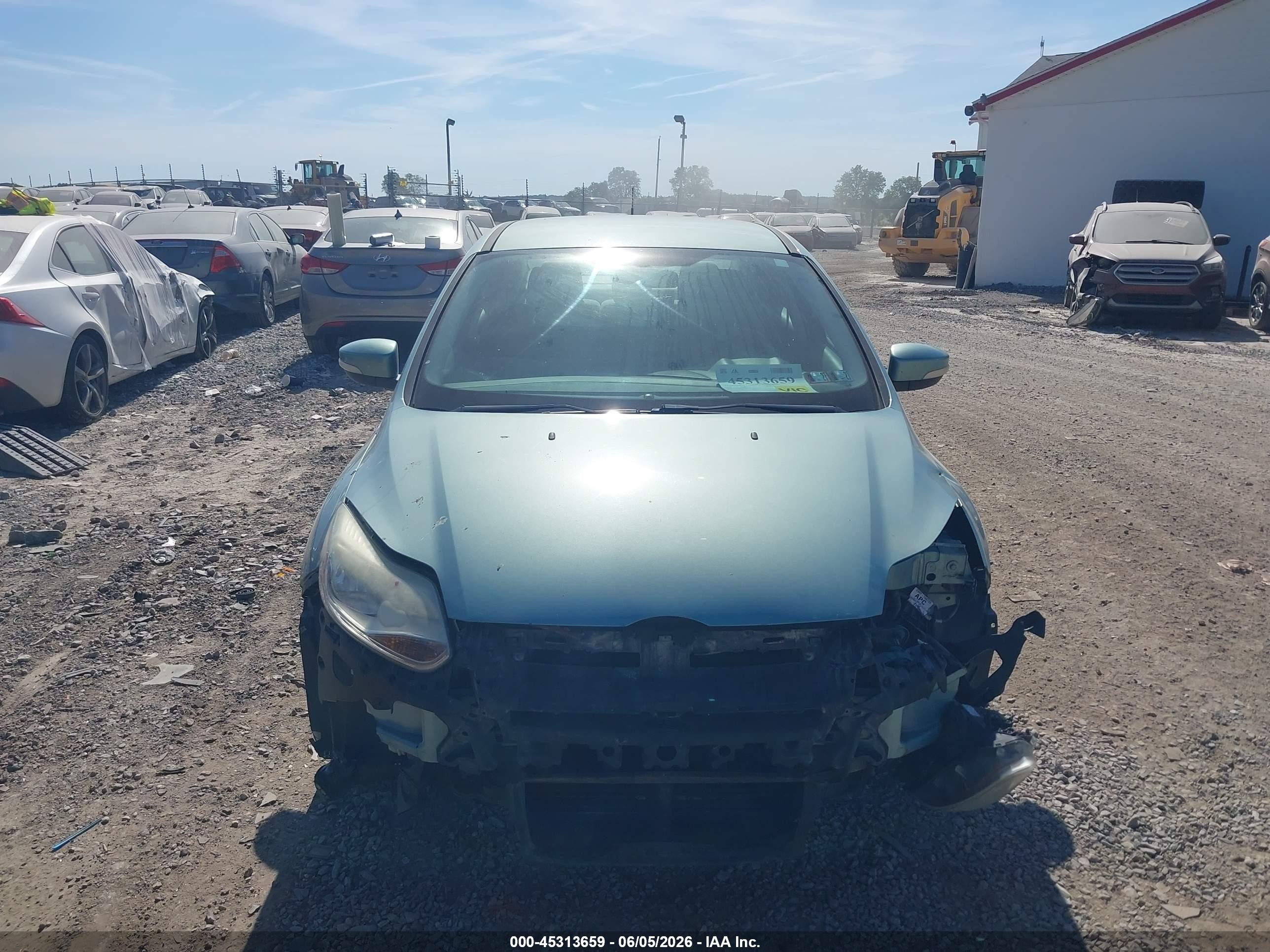 2012 Ford Focus Sel Light Blue vin: 1FAHP3H23CL233417