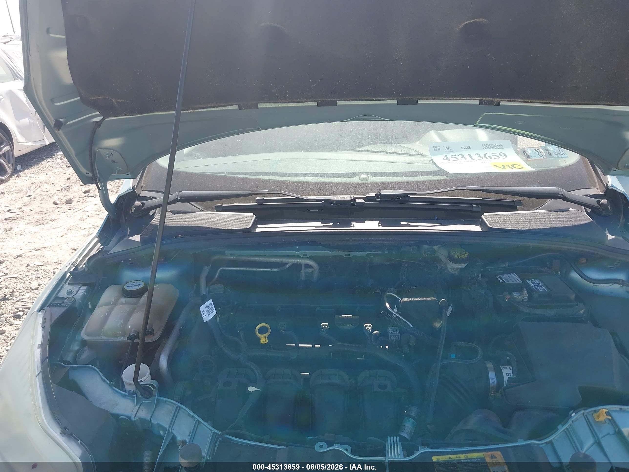 2012 Ford Focus Sel Light Blue vin: 1FAHP3H23CL233417
