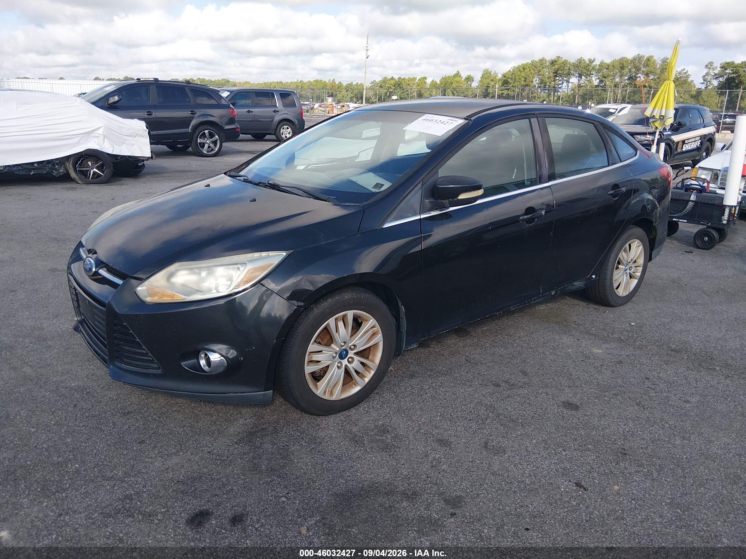 2012 Ford Focus Sel Черный vin: 1FAHP3H23CL297599