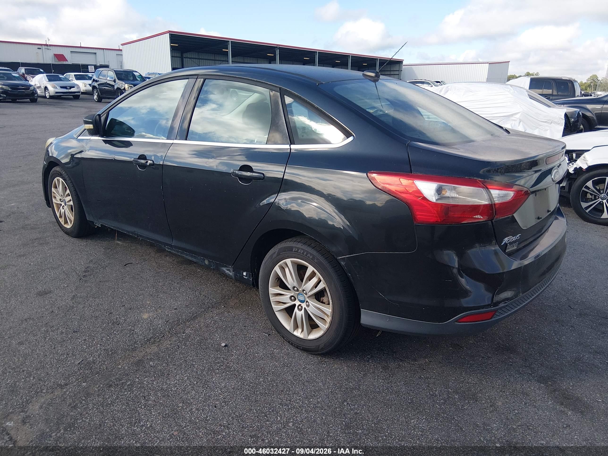 2012 Ford Focus Sel Черный vin: 1FAHP3H23CL297599