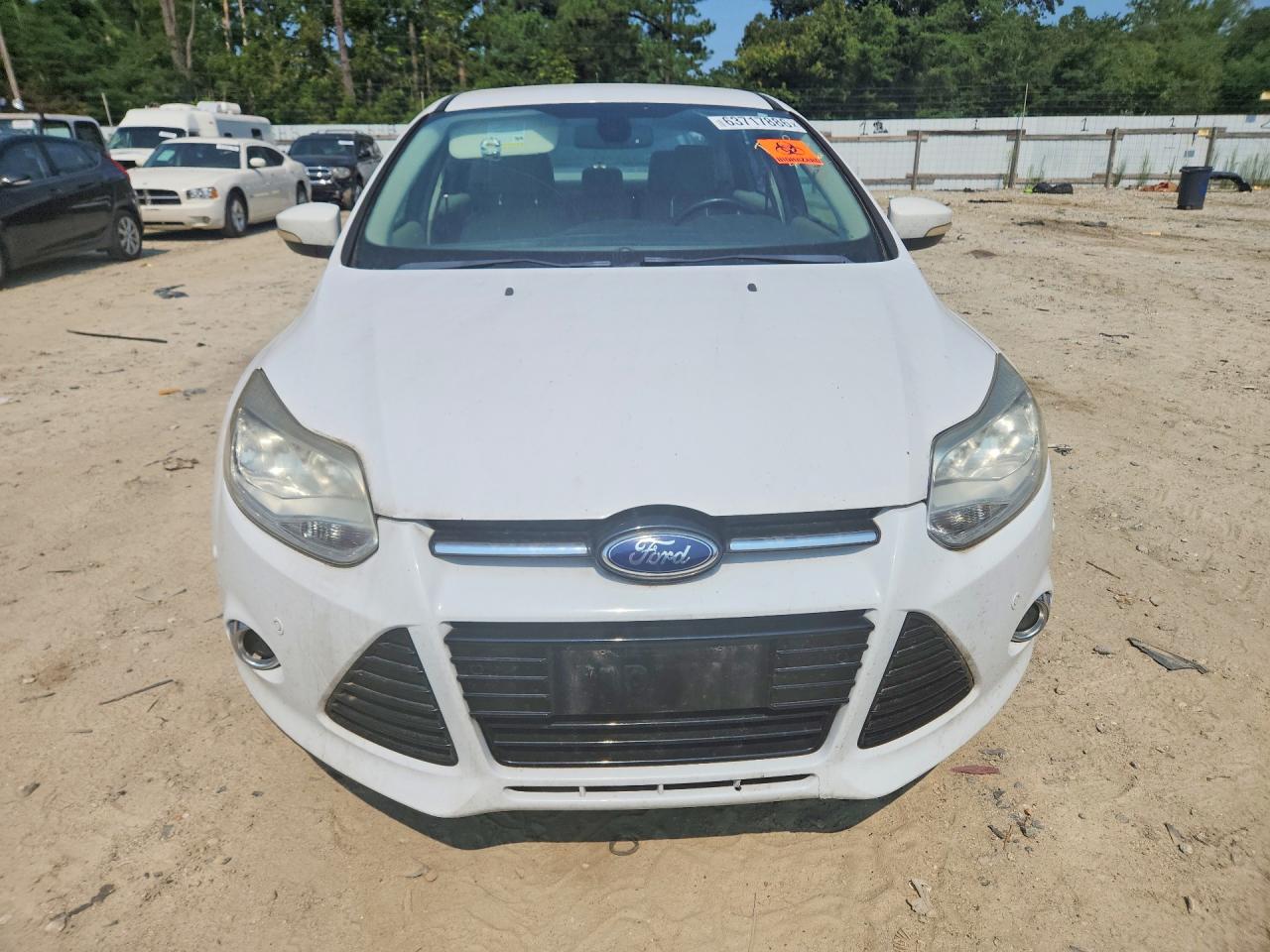 2012 Ford Focus Sel White vin: 1FAHP3H23CL353105