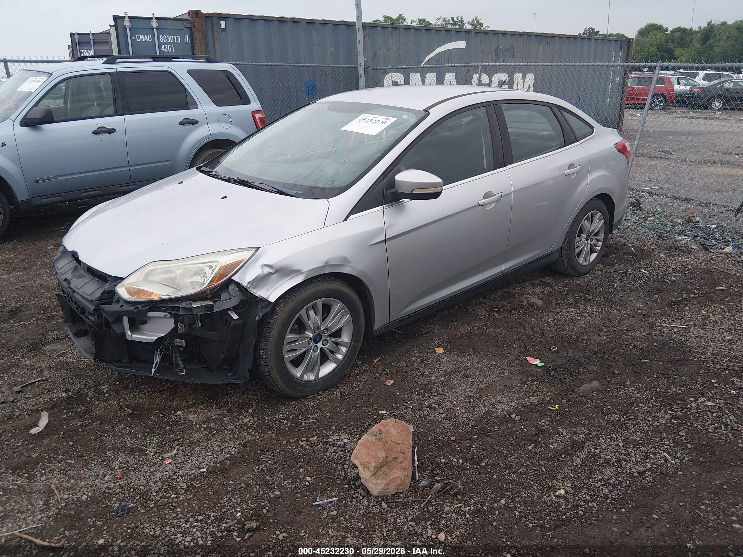 2012 Ford Focus Sel Gray vin: 1FAHP3H23CL387948