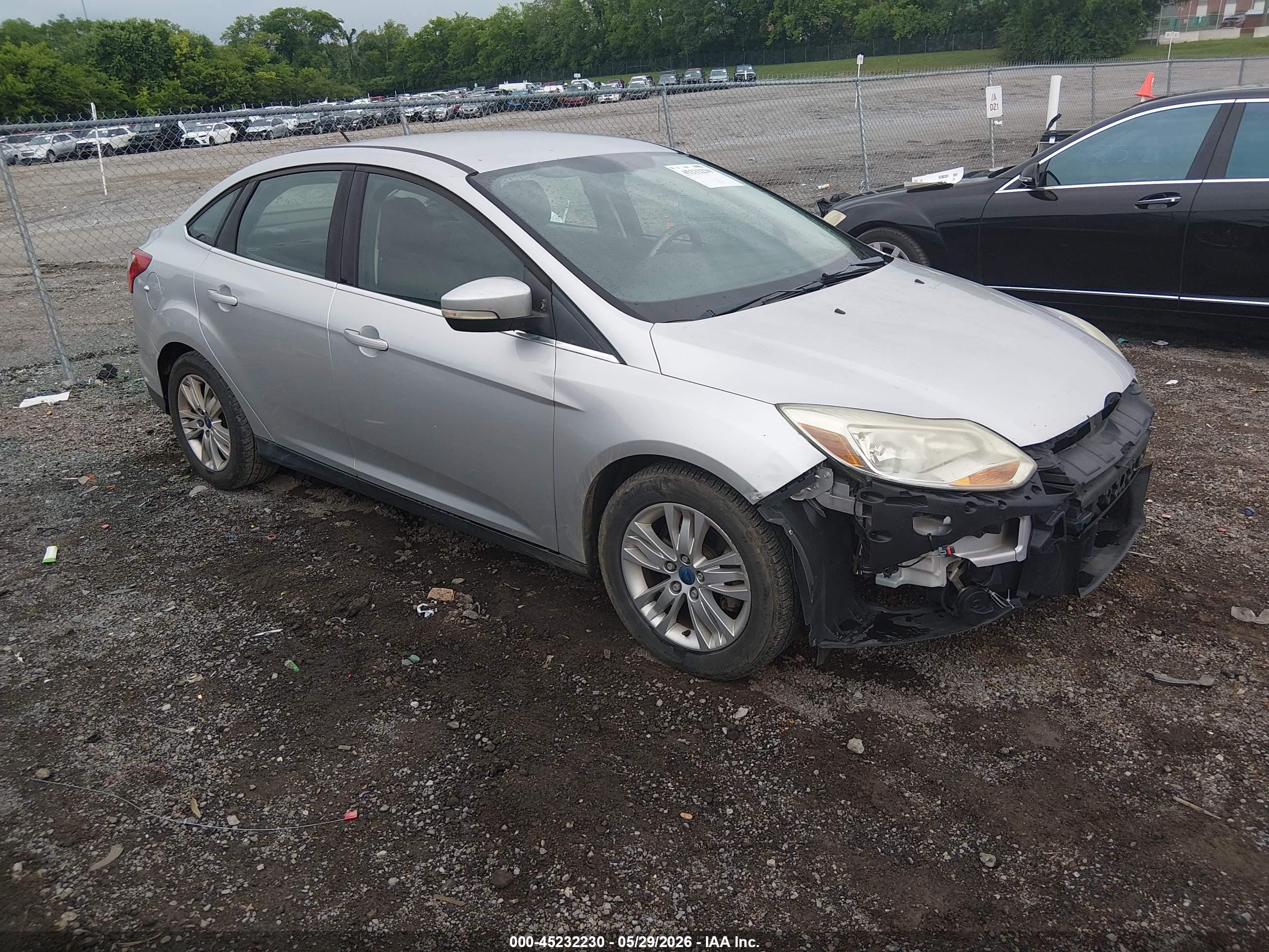 2012 Ford Focus Sel Gray vin: 1FAHP3H23CL387948