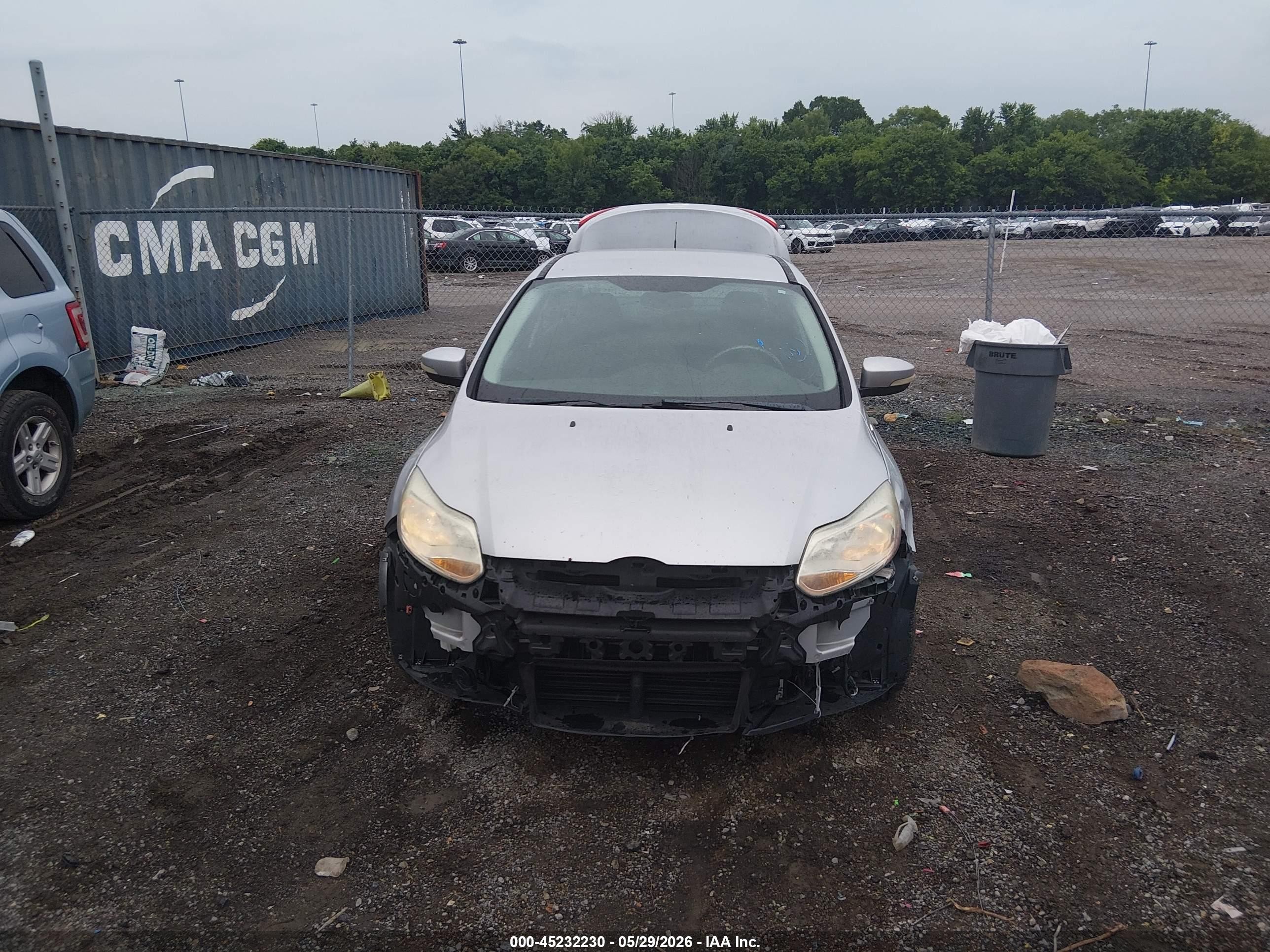 2012 Ford Focus Sel Gray vin: 1FAHP3H23CL387948