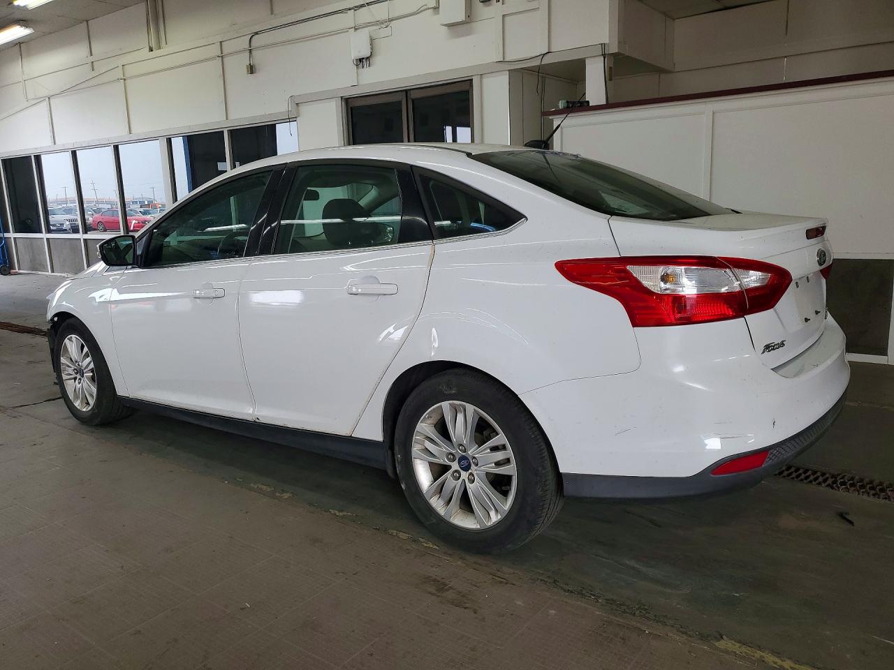 2012 Ford Focus Sel White vin: 1FAHP3H23CL395760