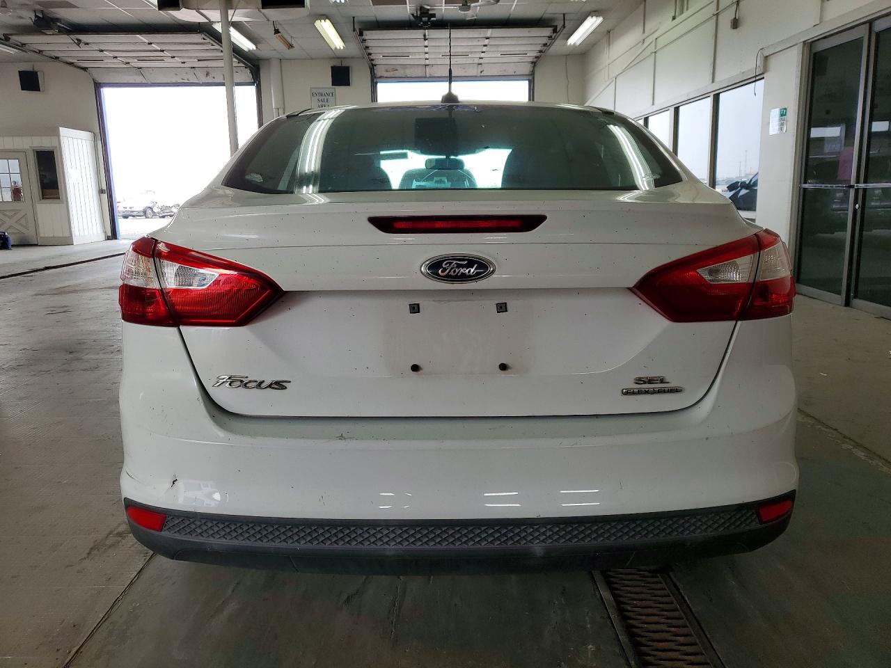 2012 Ford Focus Sel White vin: 1FAHP3H23CL395760