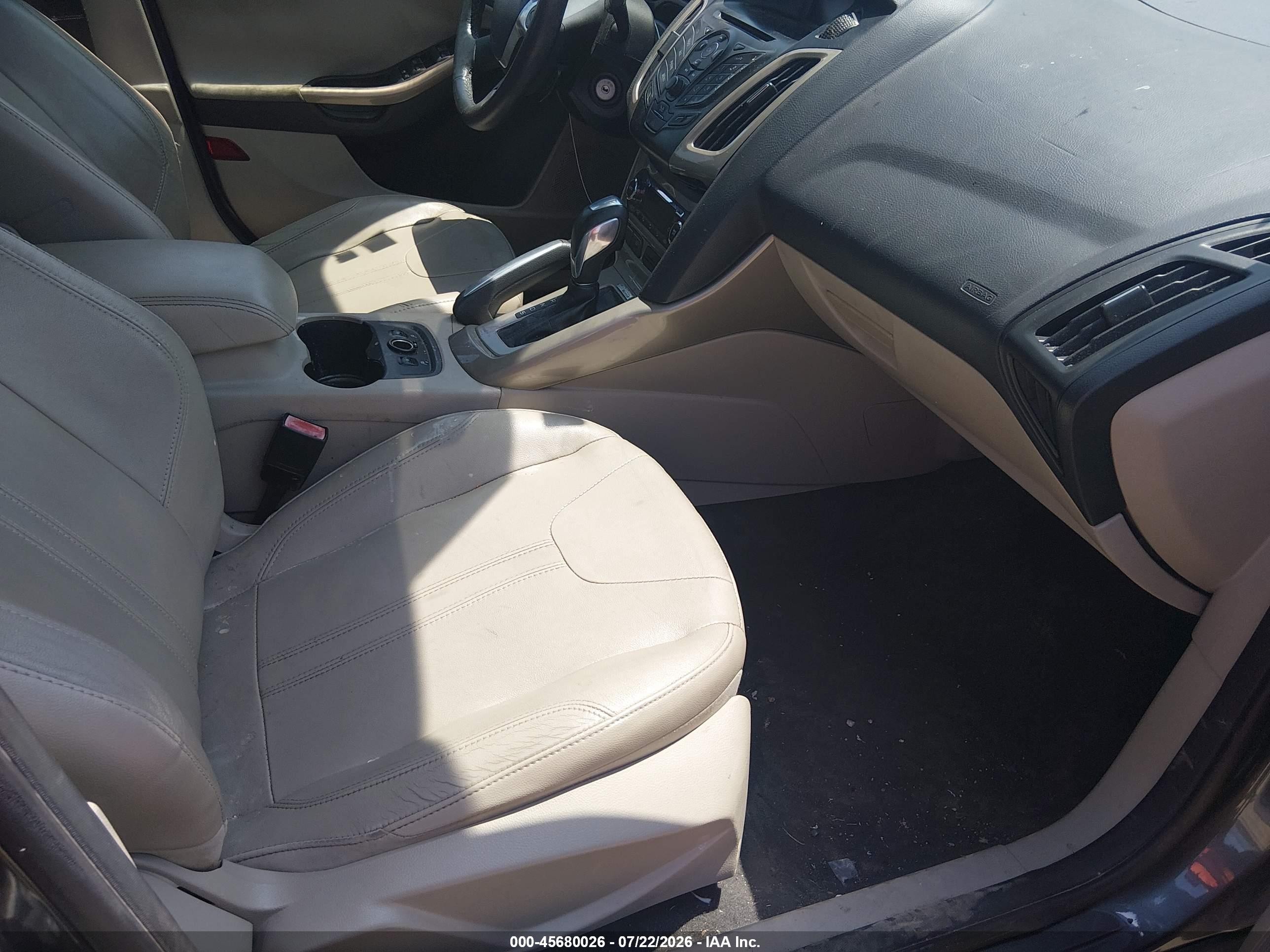 2012 Ford Focus Sel Gray vin: 1FAHP3H23CL400374