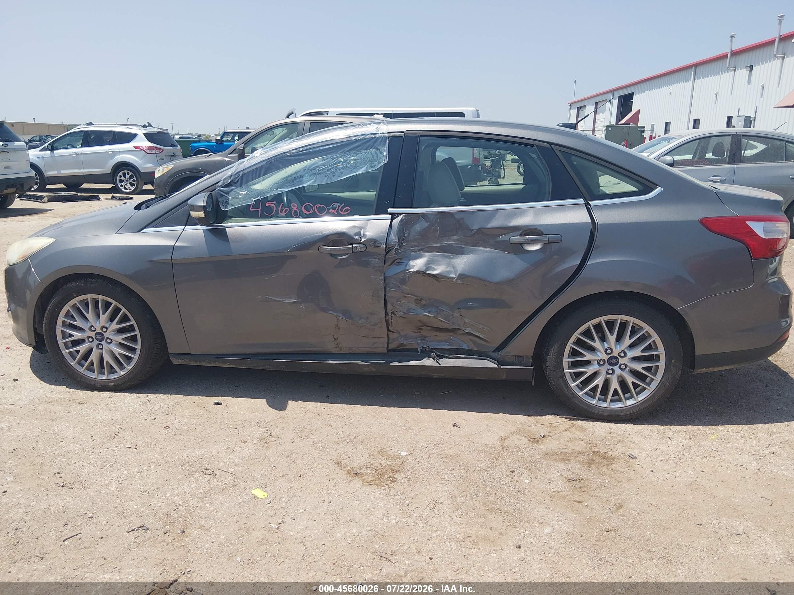 2012 Ford Focus Sel Gray vin: 1FAHP3H23CL400374