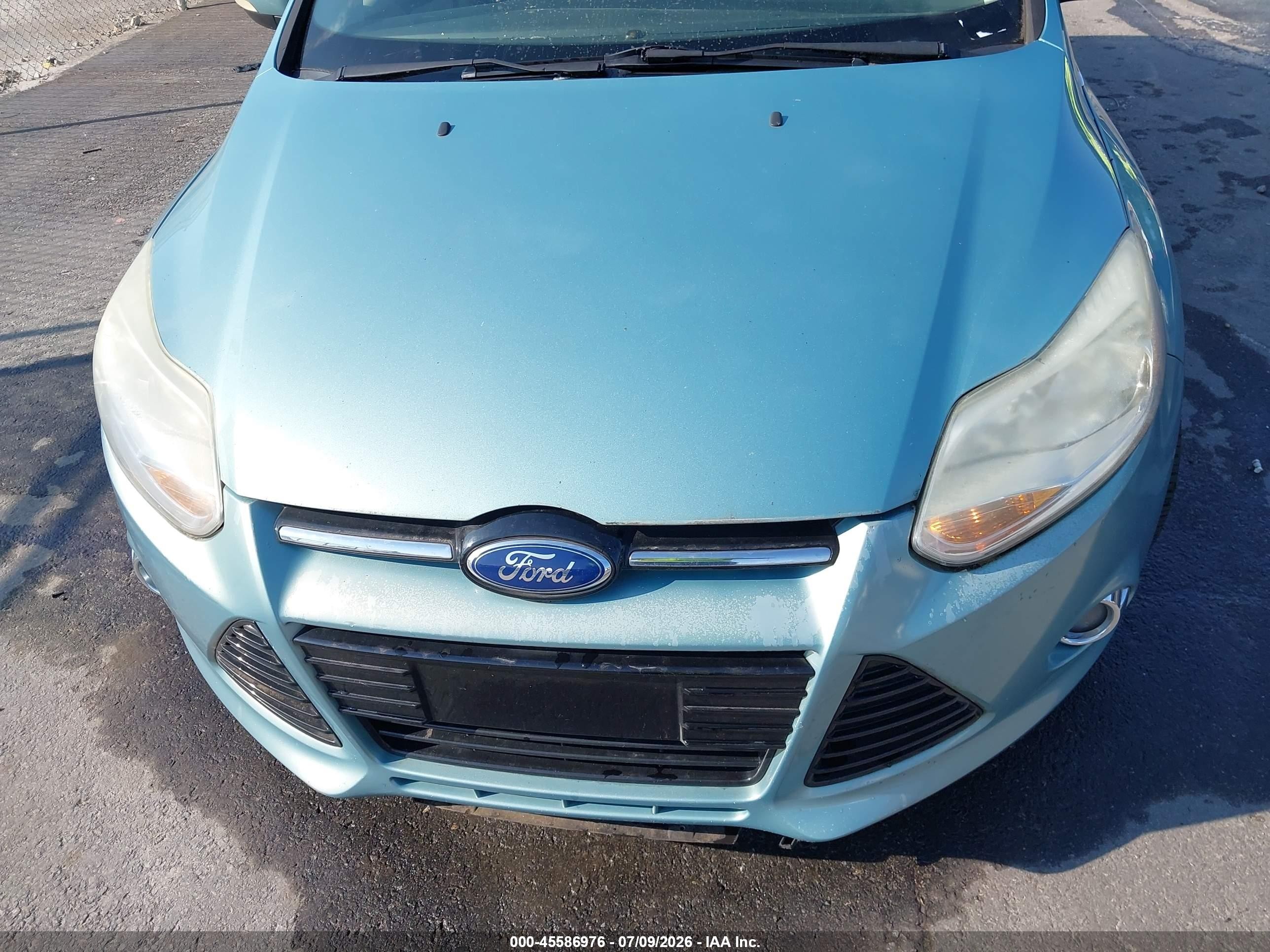 2012 Ford Focus Sel Blue vin: 1FAHP3H24CL163121