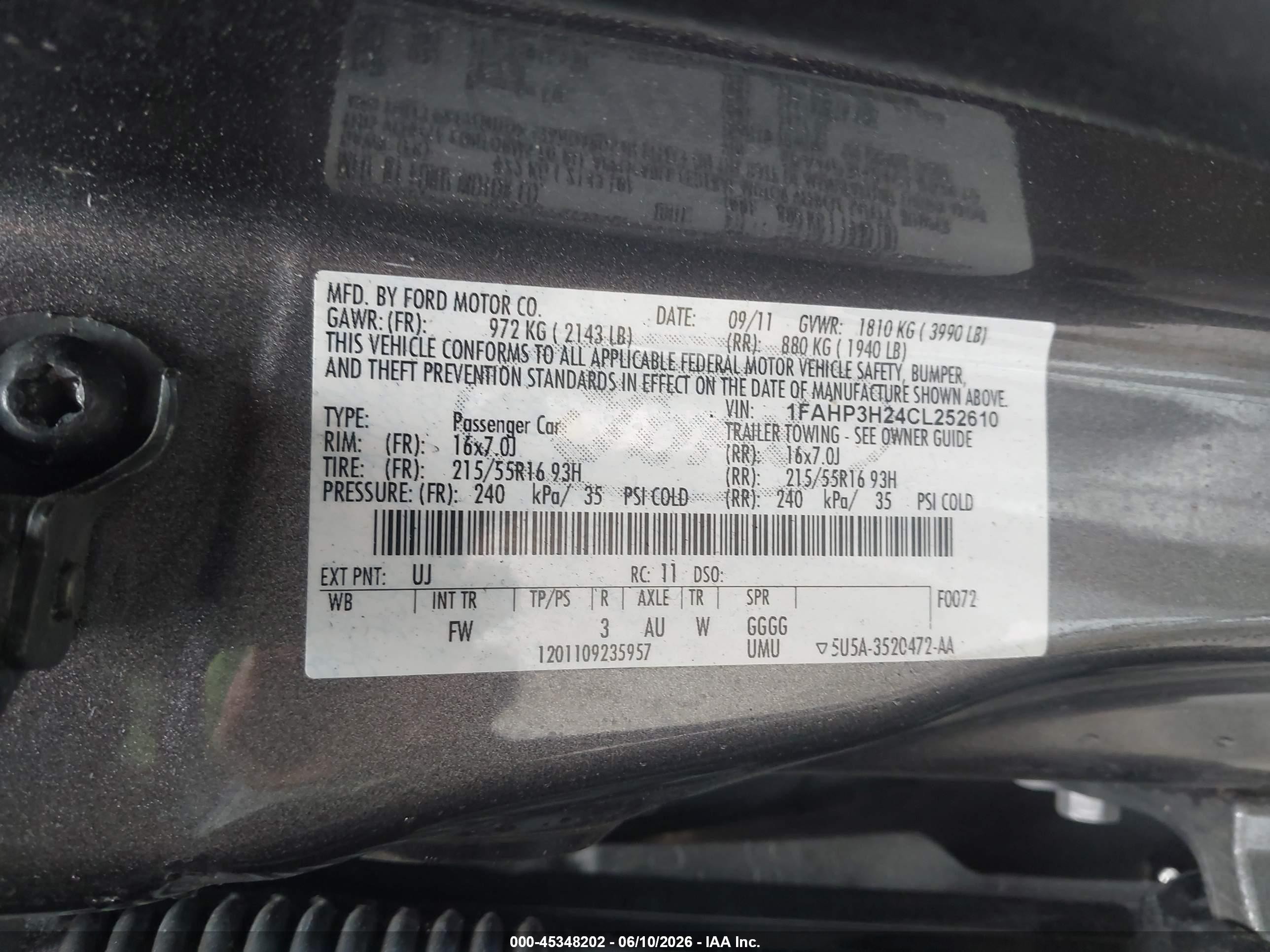 2012 Ford Focus Sel Gray vin: 1FAHP3H24CL252610