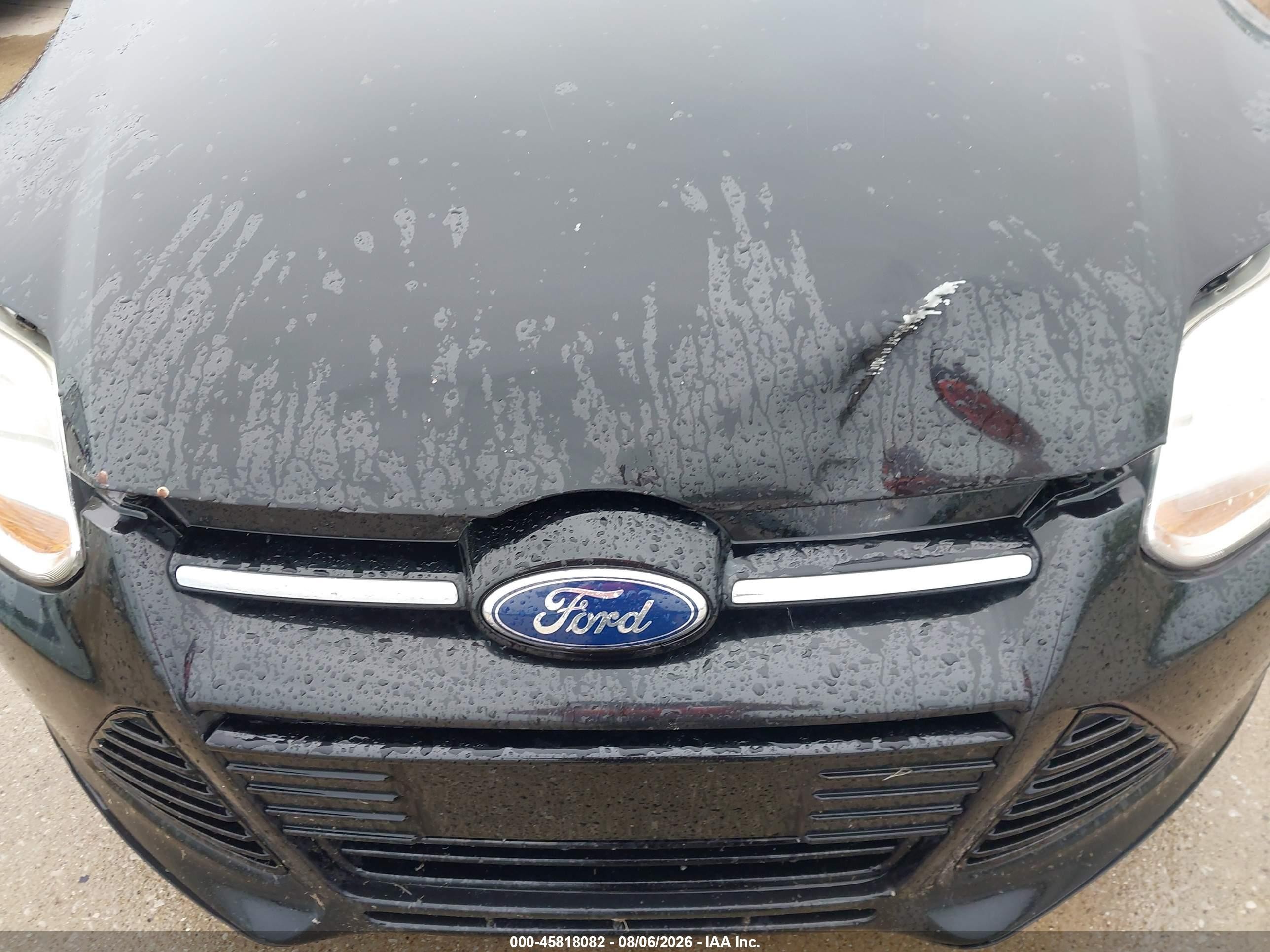 2012 Ford Focus Sel Черный vin: 1FAHP3H24CL301417