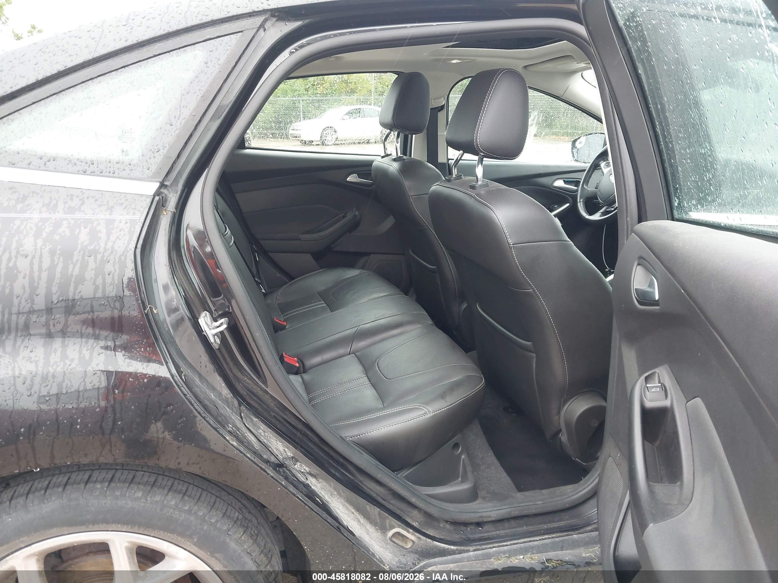 2012 Ford Focus Sel Черный vin: 1FAHP3H24CL301417