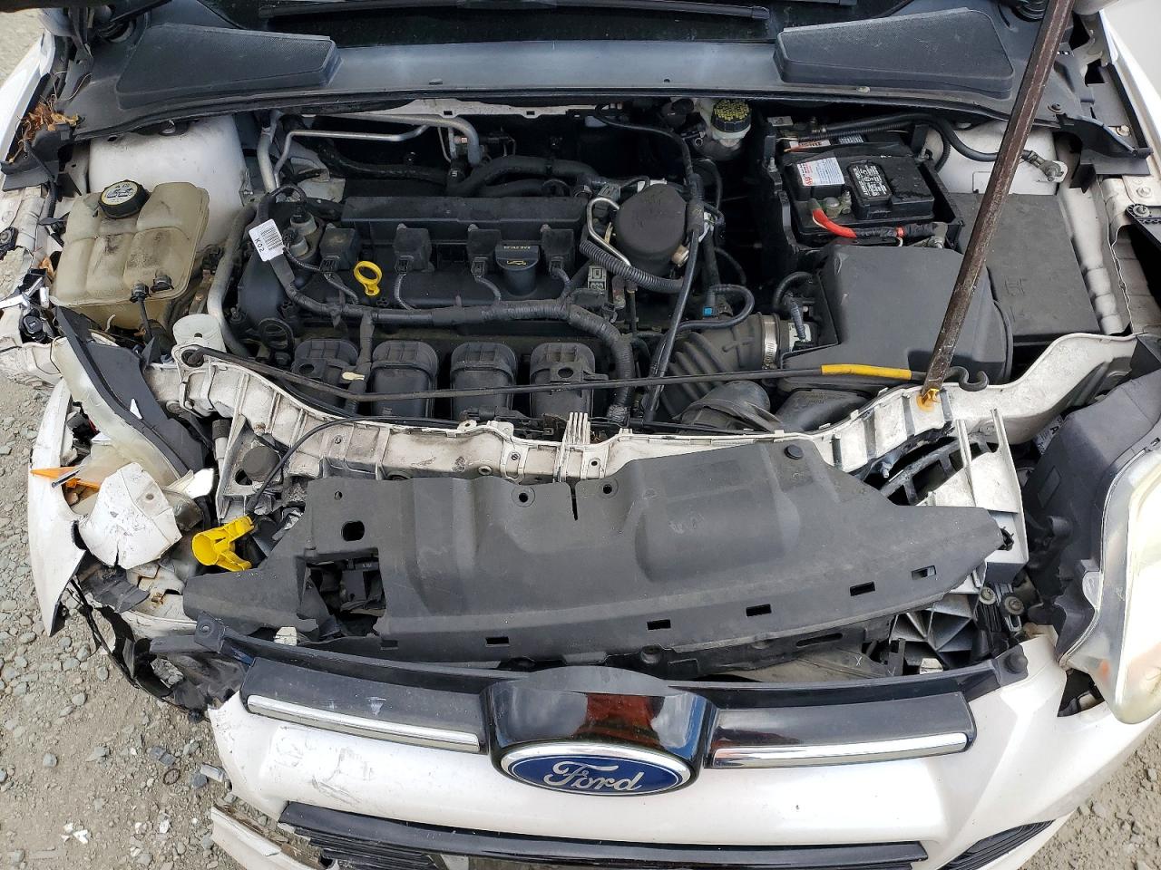 2012 Ford Focus Sel White vin: 1FAHP3H24CL304916