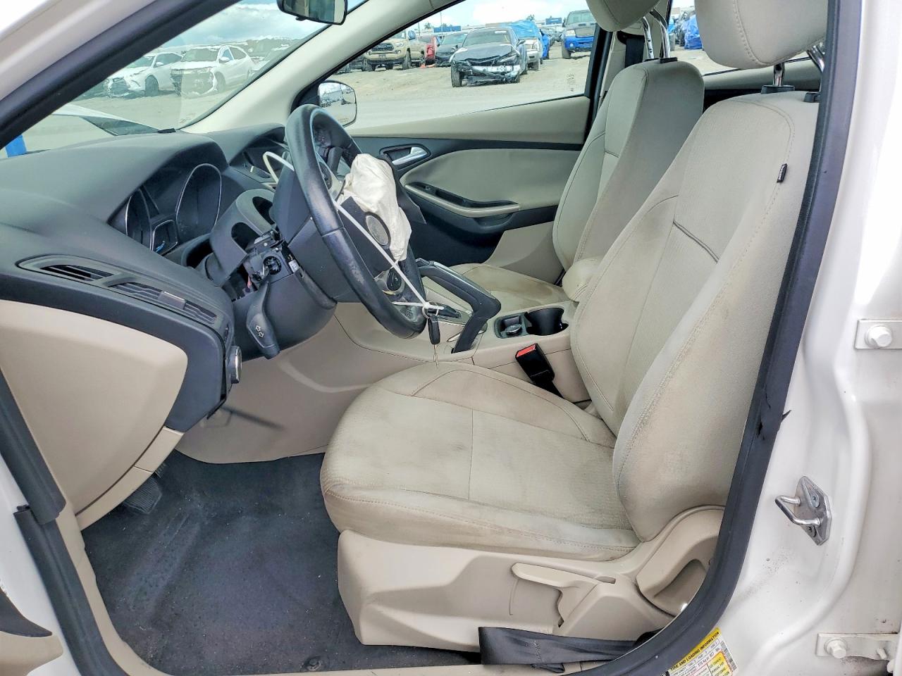 2012 Ford Focus Sel White vin: 1FAHP3H24CL304916