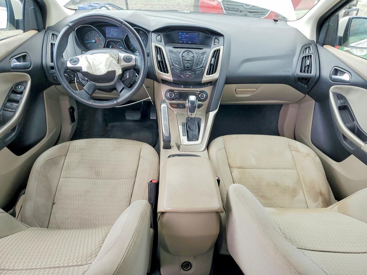 2012 Ford Focus Sel White vin: 1FAHP3H24CL304916