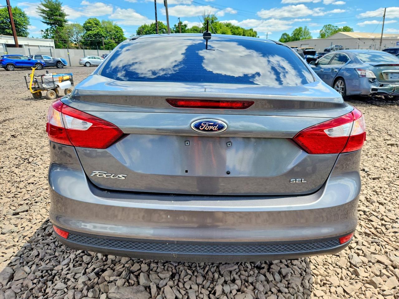 2012 Ford Focus Sel Gray vin: 1FAHP3H24CL330884