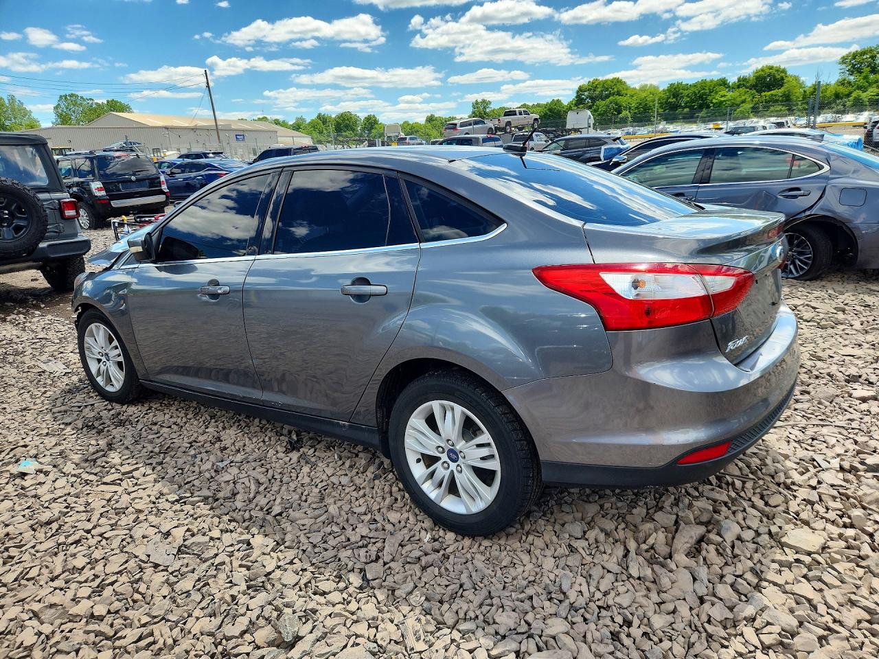 2012 Ford Focus Sel Gray vin: 1FAHP3H24CL330884