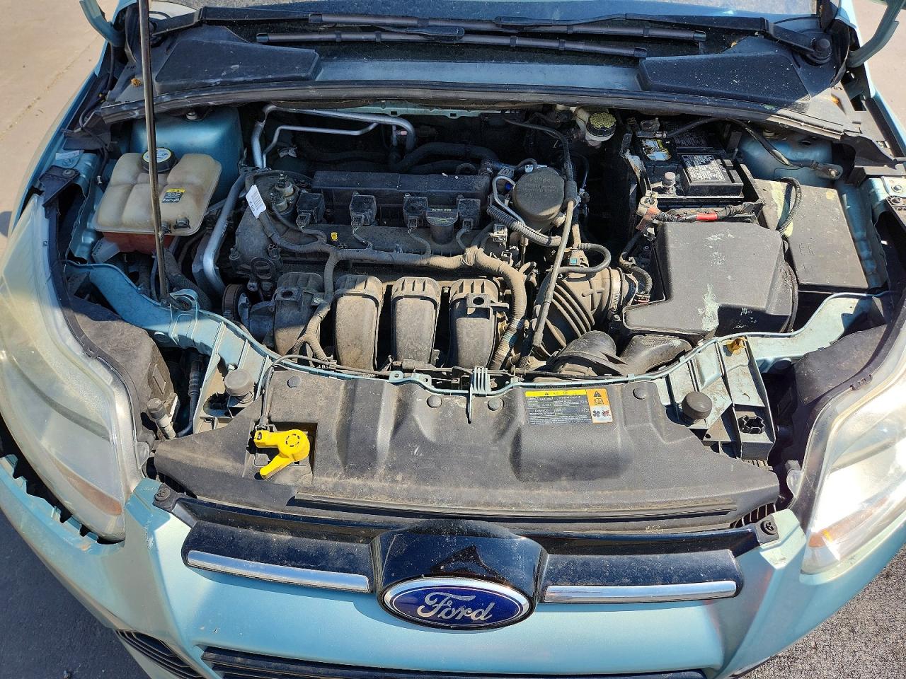 2012 Ford Focus Sel Turquoise vin: 1FAHP3H24CL362251