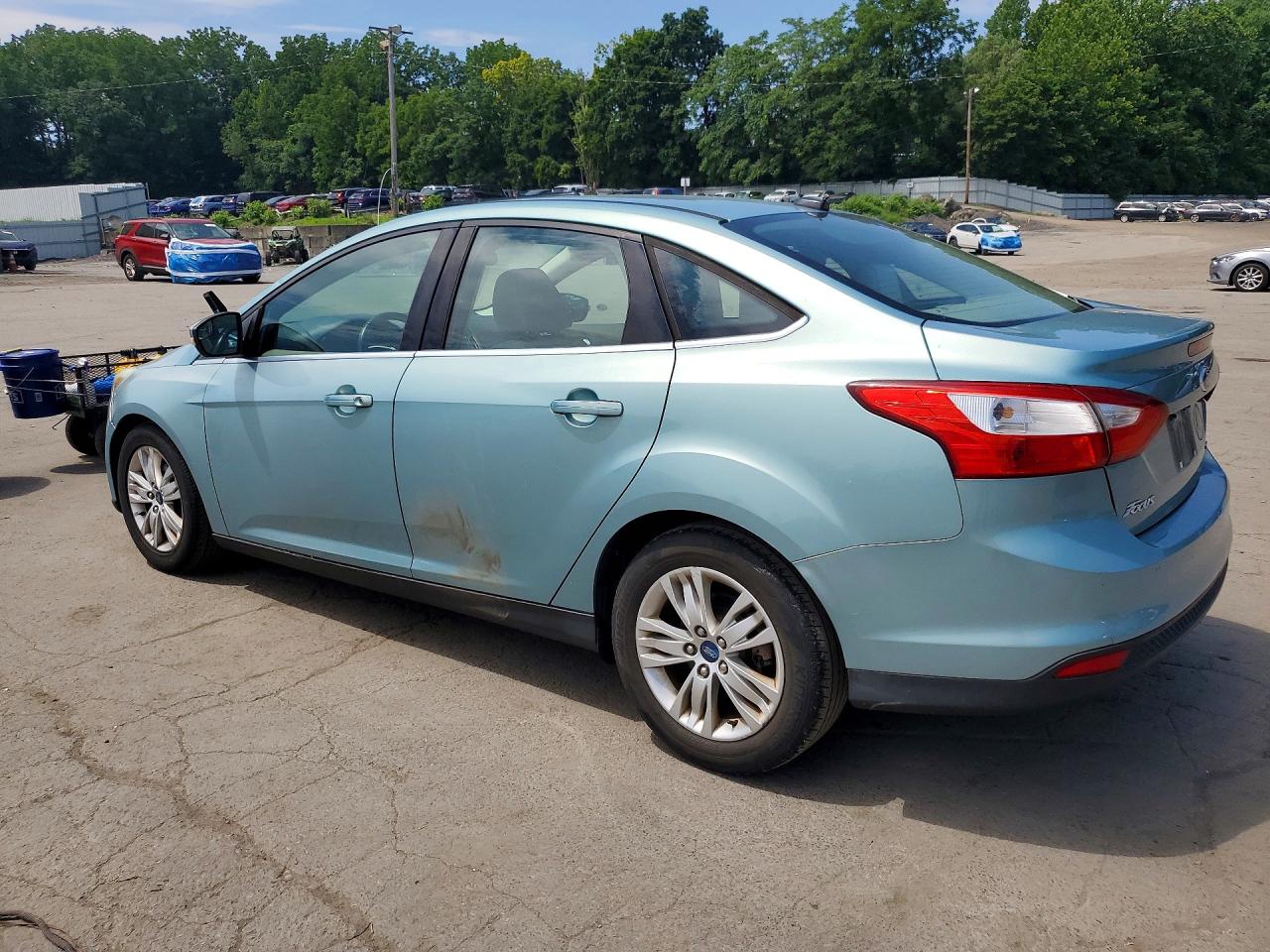 2012 Ford Focus Sel Turquoise vin: 1FAHP3H24CL411027