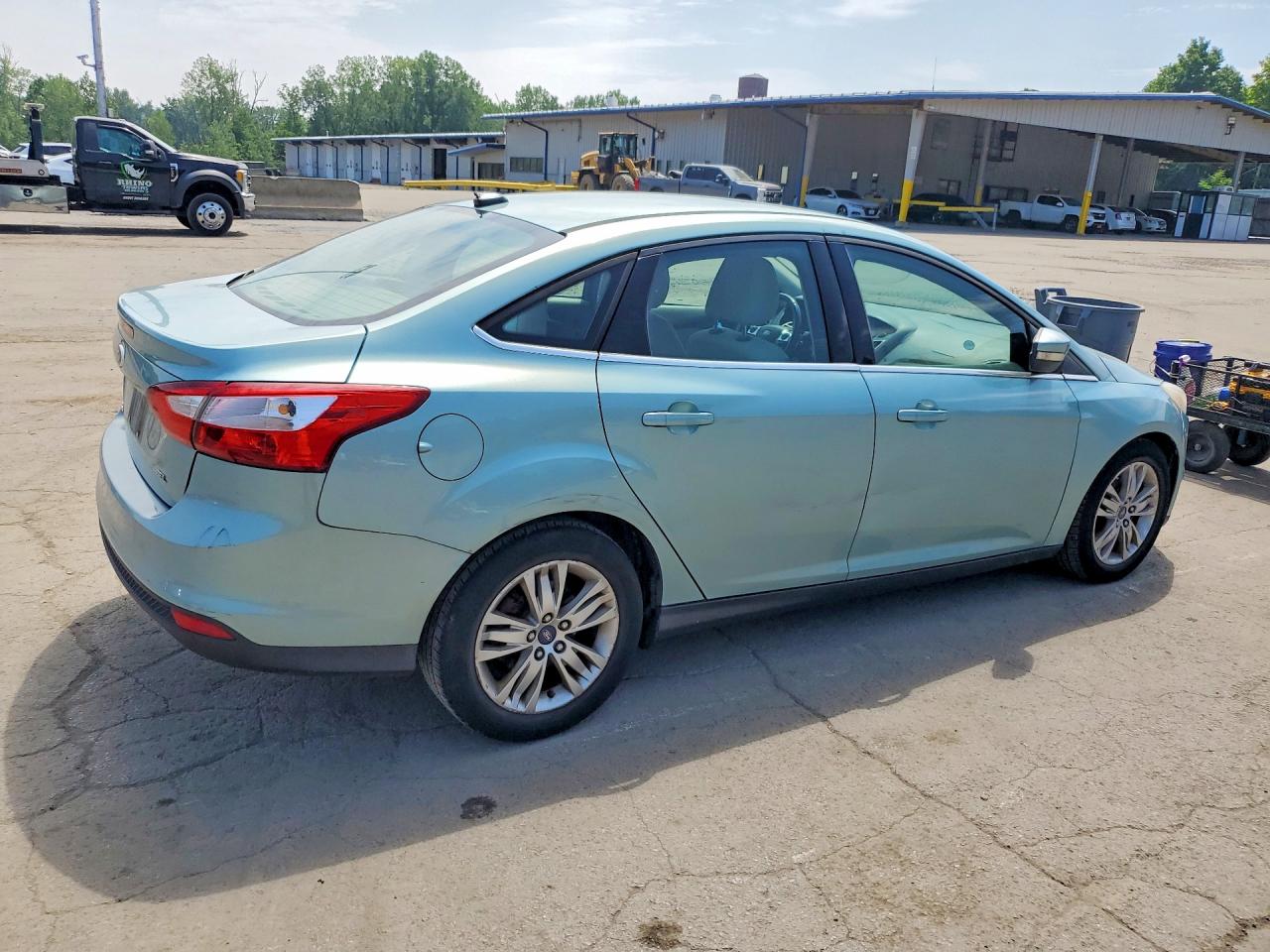2012 Ford Focus Sel Turquoise vin: 1FAHP3H24CL411027