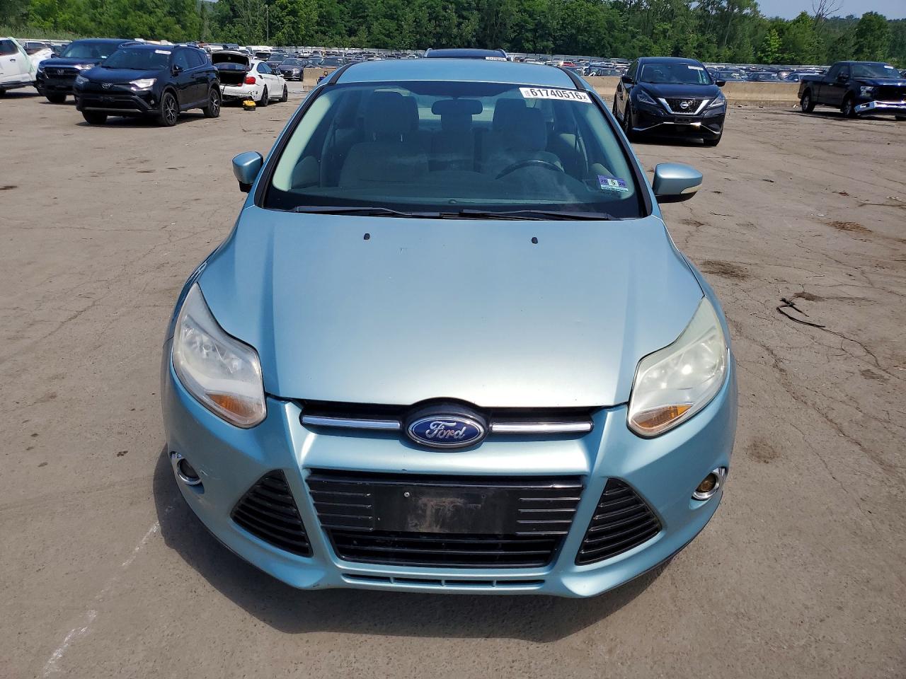 2012 Ford Focus Sel Turquoise vin: 1FAHP3H24CL411027