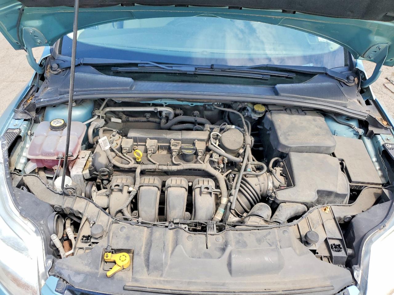 2012 Ford Focus Sel Turquoise vin: 1FAHP3H24CL411027
