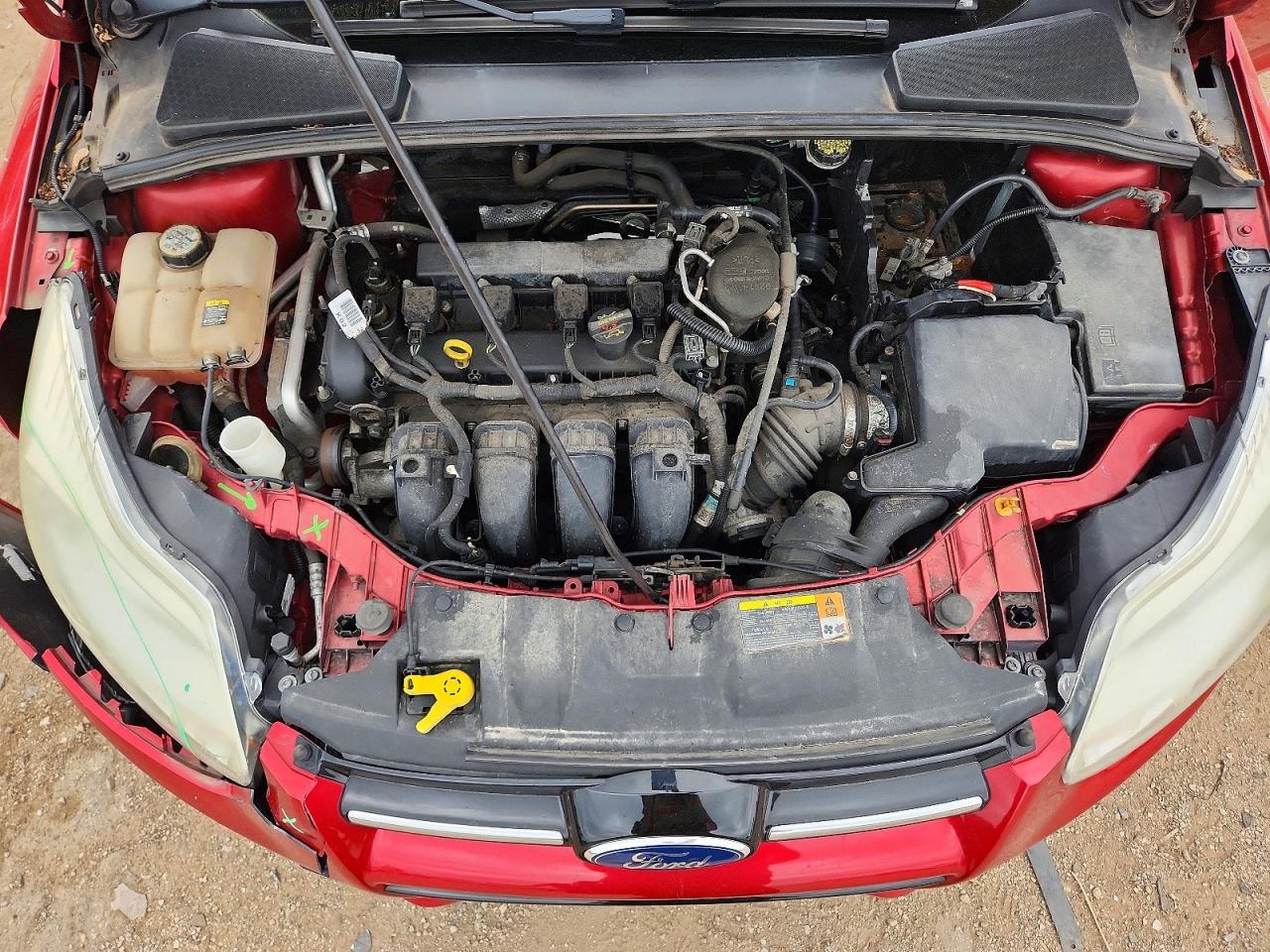 2012 Ford Focus Sel Red vin: 1FAHP3H25CL128619