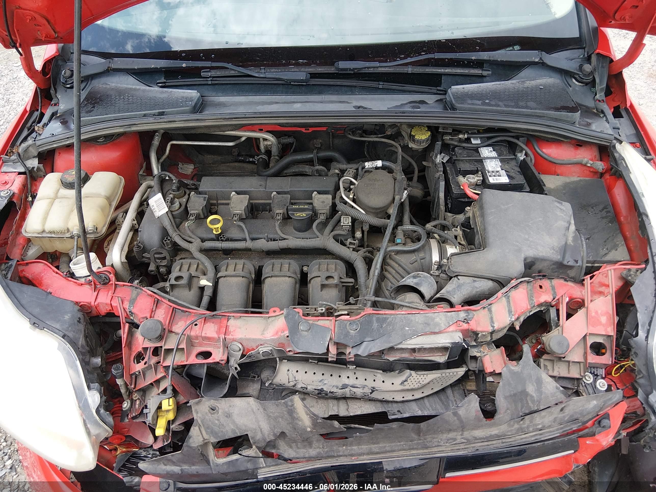 2012 Ford Focus Sel Red vin: 1FAHP3H25CL142245