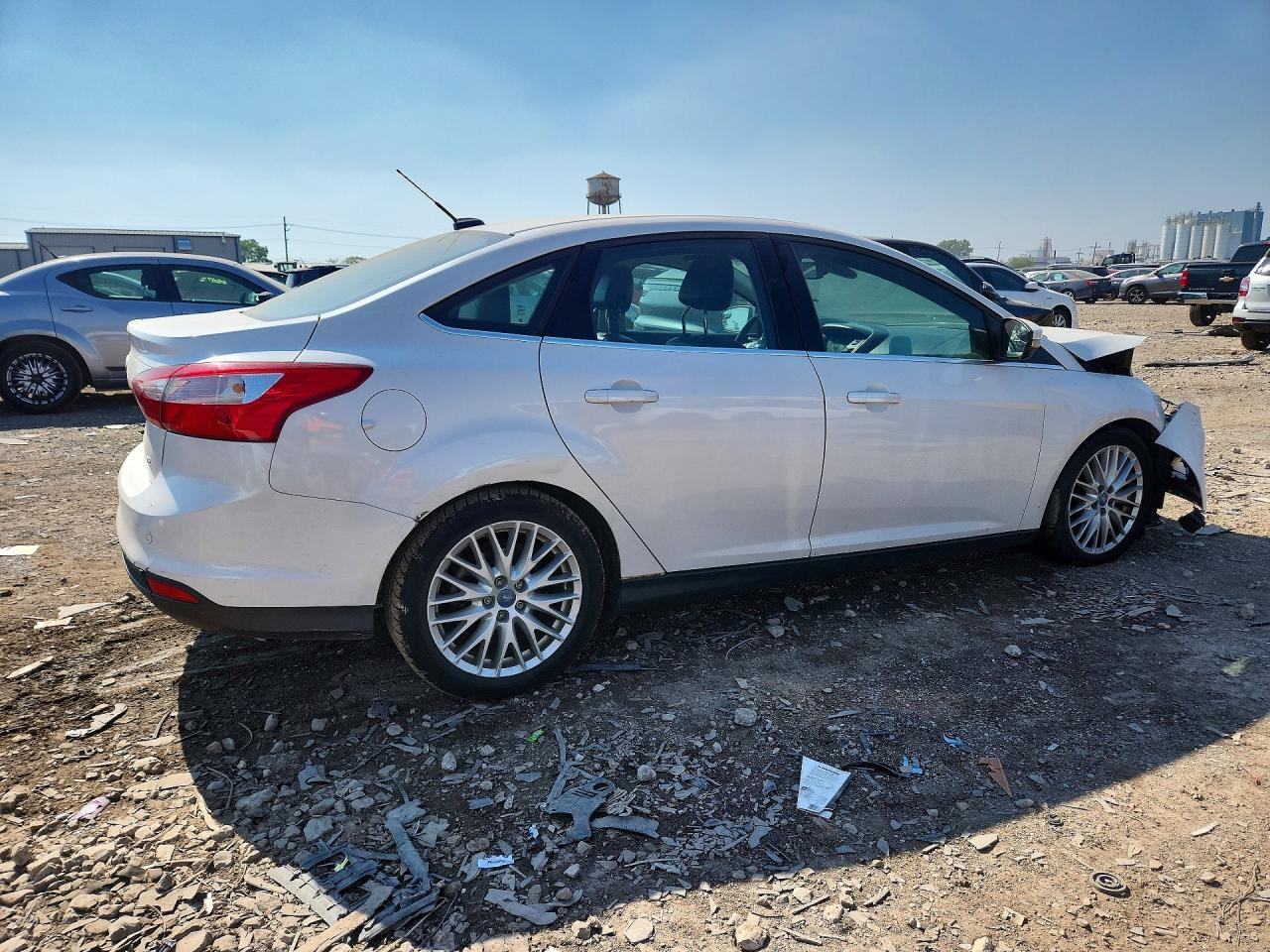 2012 Ford Focus Sel White vin: 1FAHP3H25CL271540