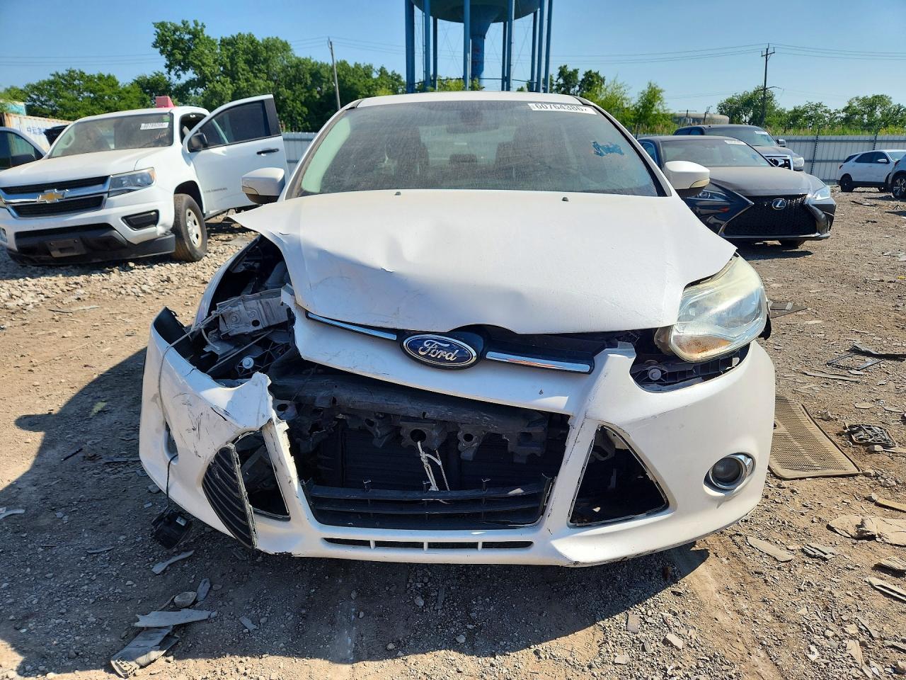 2012 Ford Focus Sel White vin: 1FAHP3H25CL271540