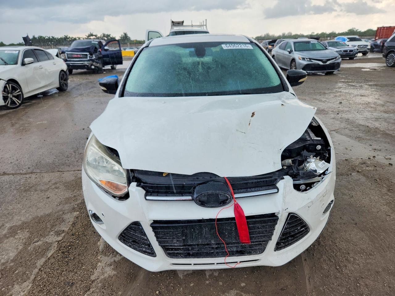 2012 Ford Focus Sel White vin: 1FAHP3H25CL276978