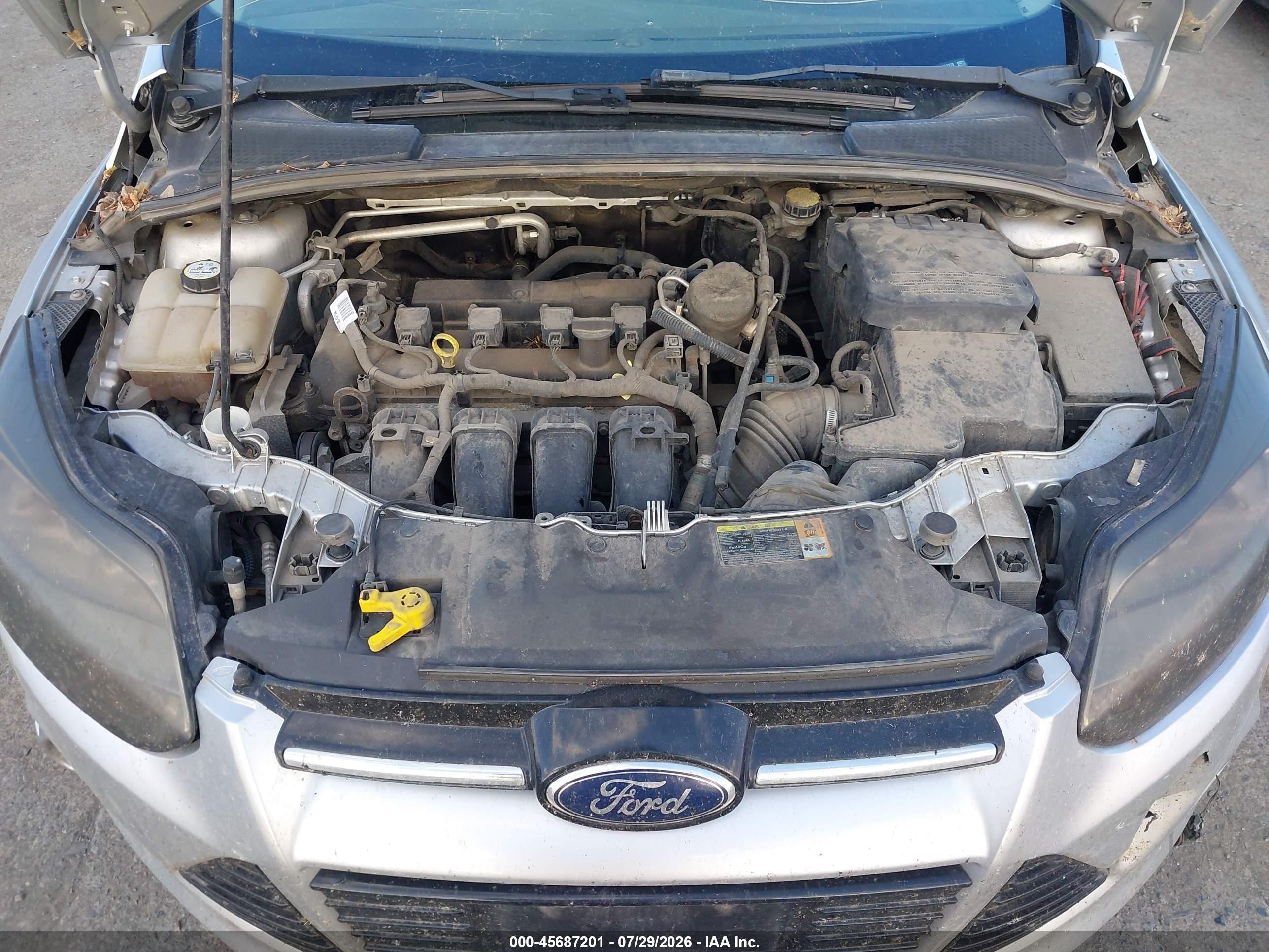 2012 Ford Focus Sel Серебряный vin: 1FAHP3H25CL367278