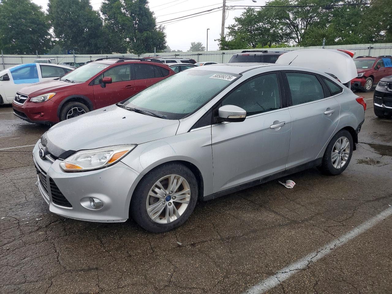 2012 Ford Focus Sel Silver vin: 1FAHP3H25CL393525