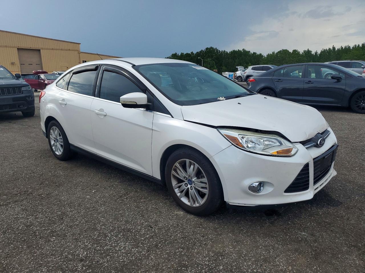 2012 Ford Focus Sel White vin: 1FAHP3H25CL474363