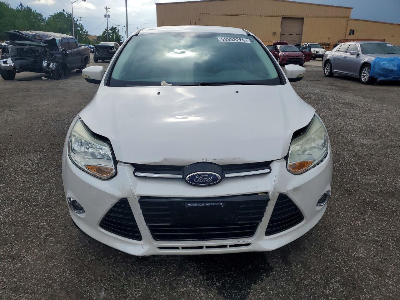 2012 Ford Focus Sel White vin: 1FAHP3H25CL474363