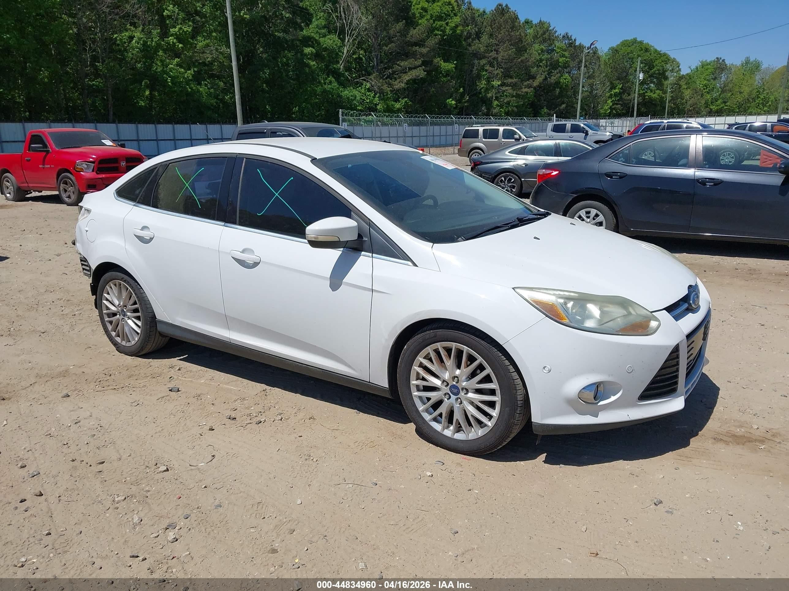 2012 Ford Focus Sel White vin: 1FAHP3H26CL138446