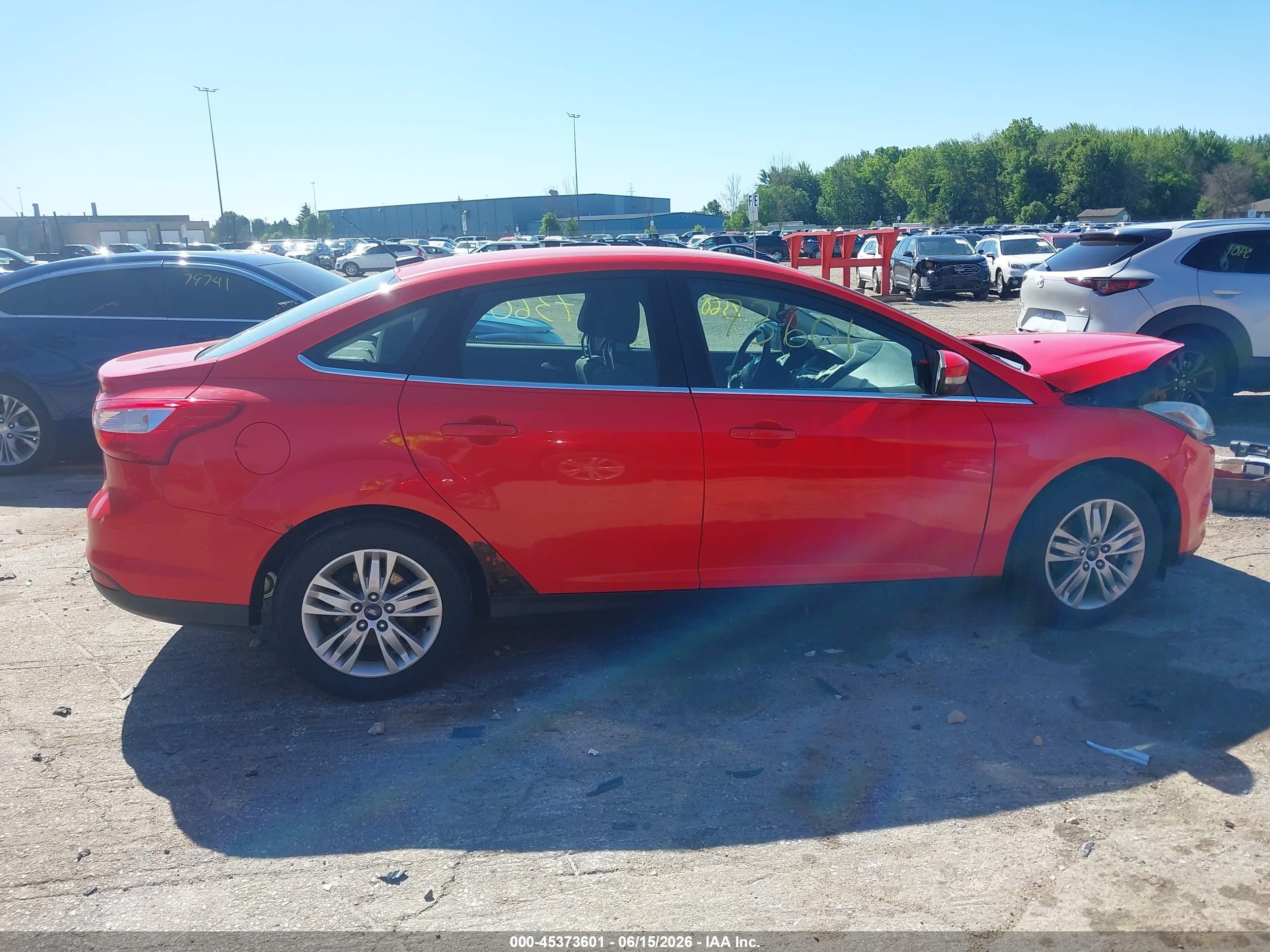 2012 Ford Focus Sel Red vin: 1FAHP3H26CL185864