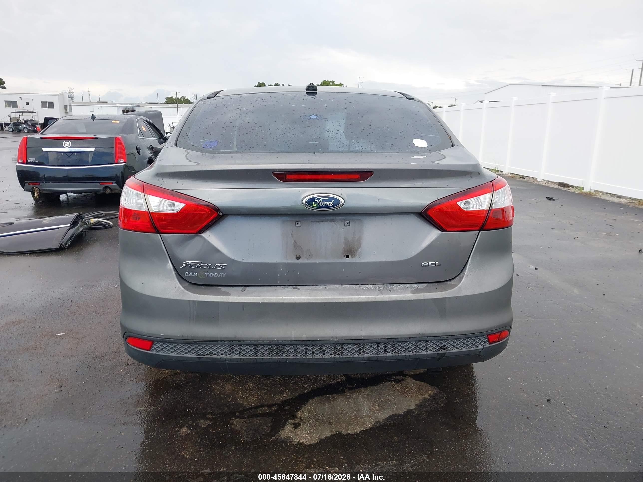 2012 Ford Focus Sel Gray vin: 1FAHP3H26CL315299