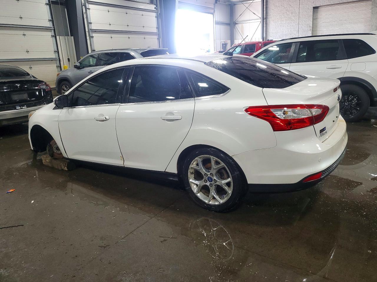 2012 Ford Focus Sel Белый vin: 1FAHP3H26CL361554