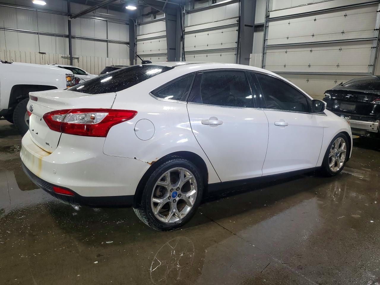2012 Ford Focus Sel Белый vin: 1FAHP3H26CL361554