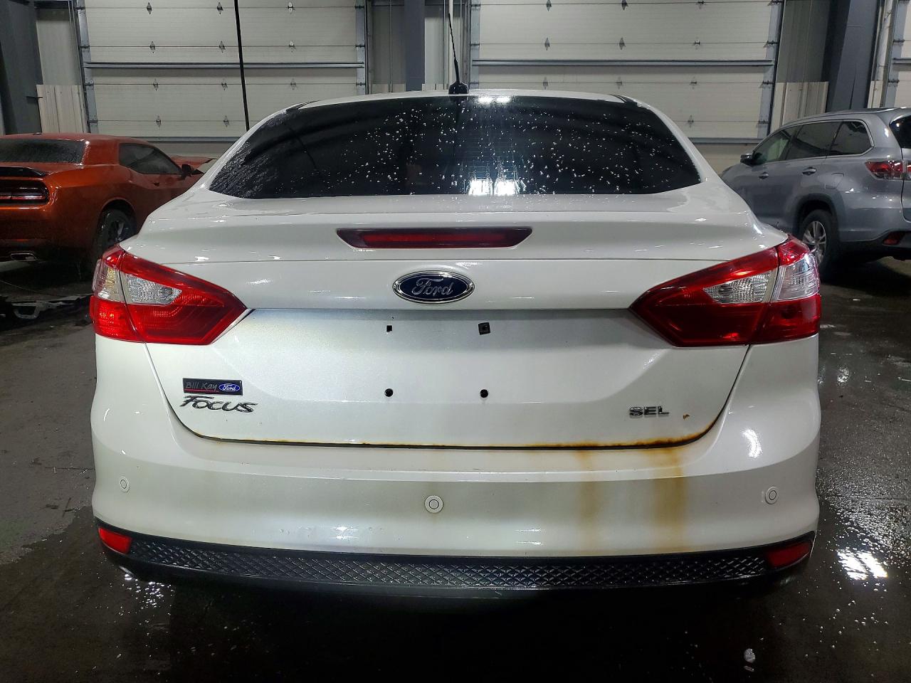 2012 Ford Focus Sel Белый vin: 1FAHP3H26CL361554