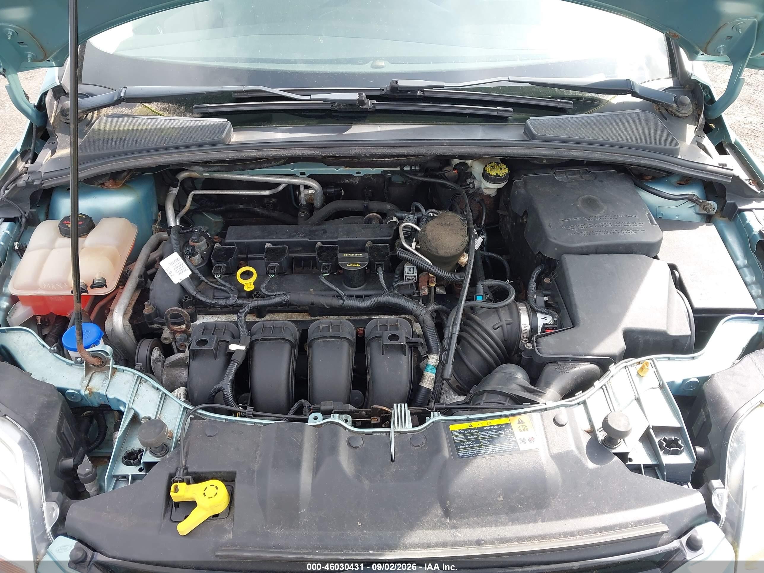 2012 Ford Focus Sel Light Blue vin: 1FAHP3H26CL363479