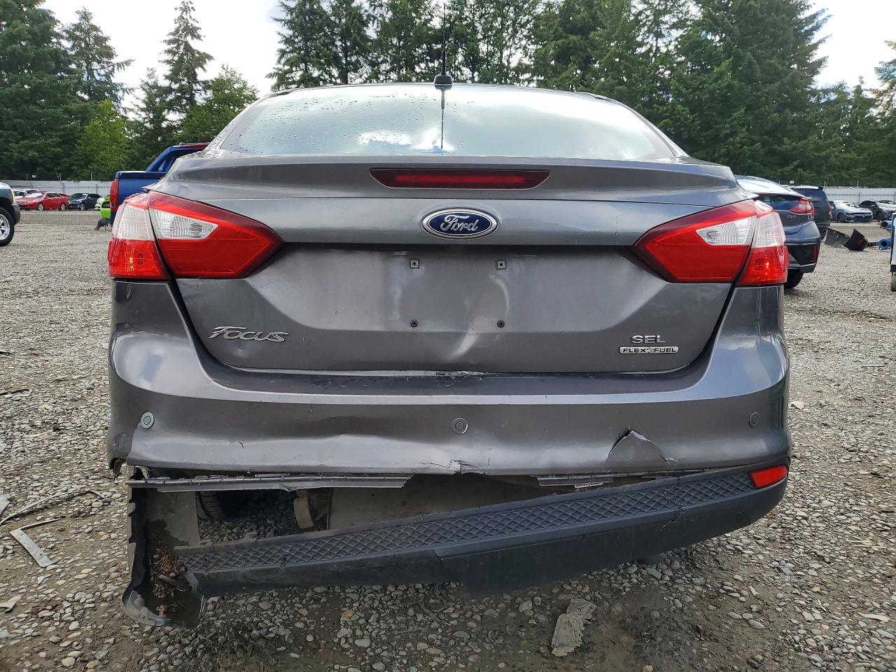 2012 Ford Focus Sel Gray vin: 1FAHP3H26CL388141